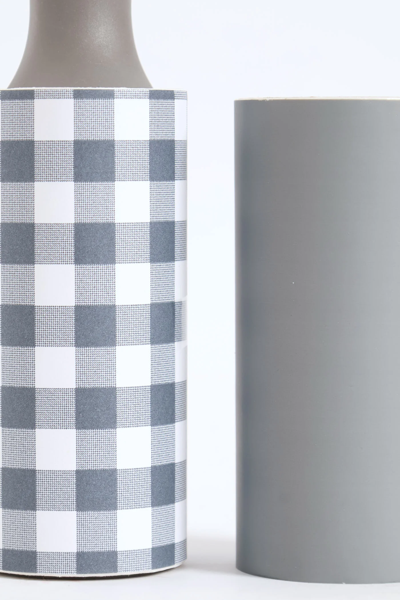 Check & Stripe Lint Roller - Blue/Grey - Image 3