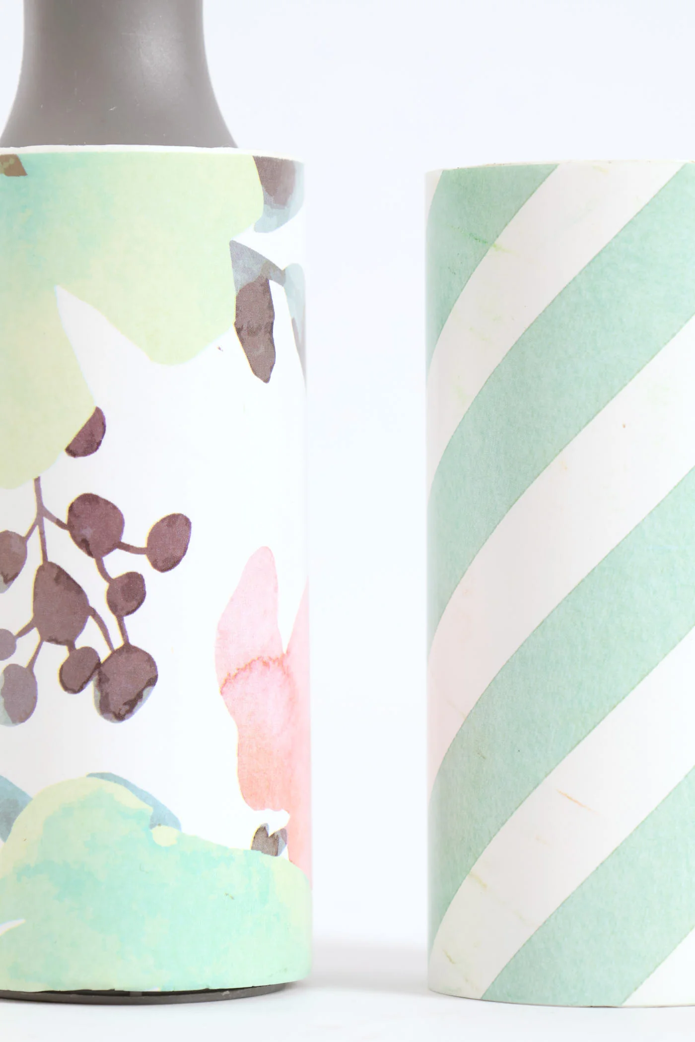 Floral & Stripe Lint Roller - Mint - Image 3