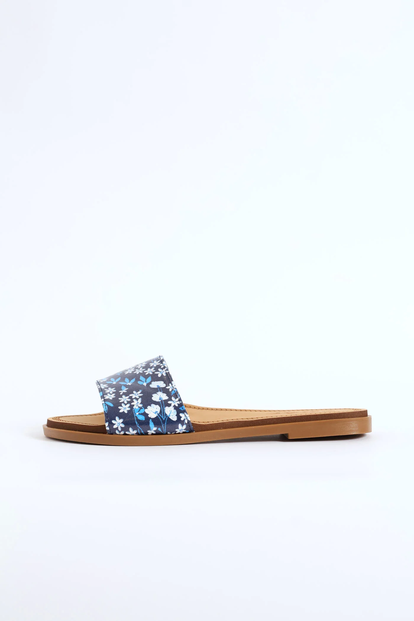 Floral Summer Sandal - Blue - Image 4
