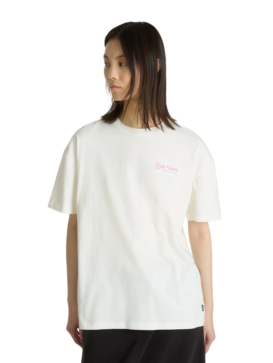 Flower Chello Oversized Tee - Cream - Image 3