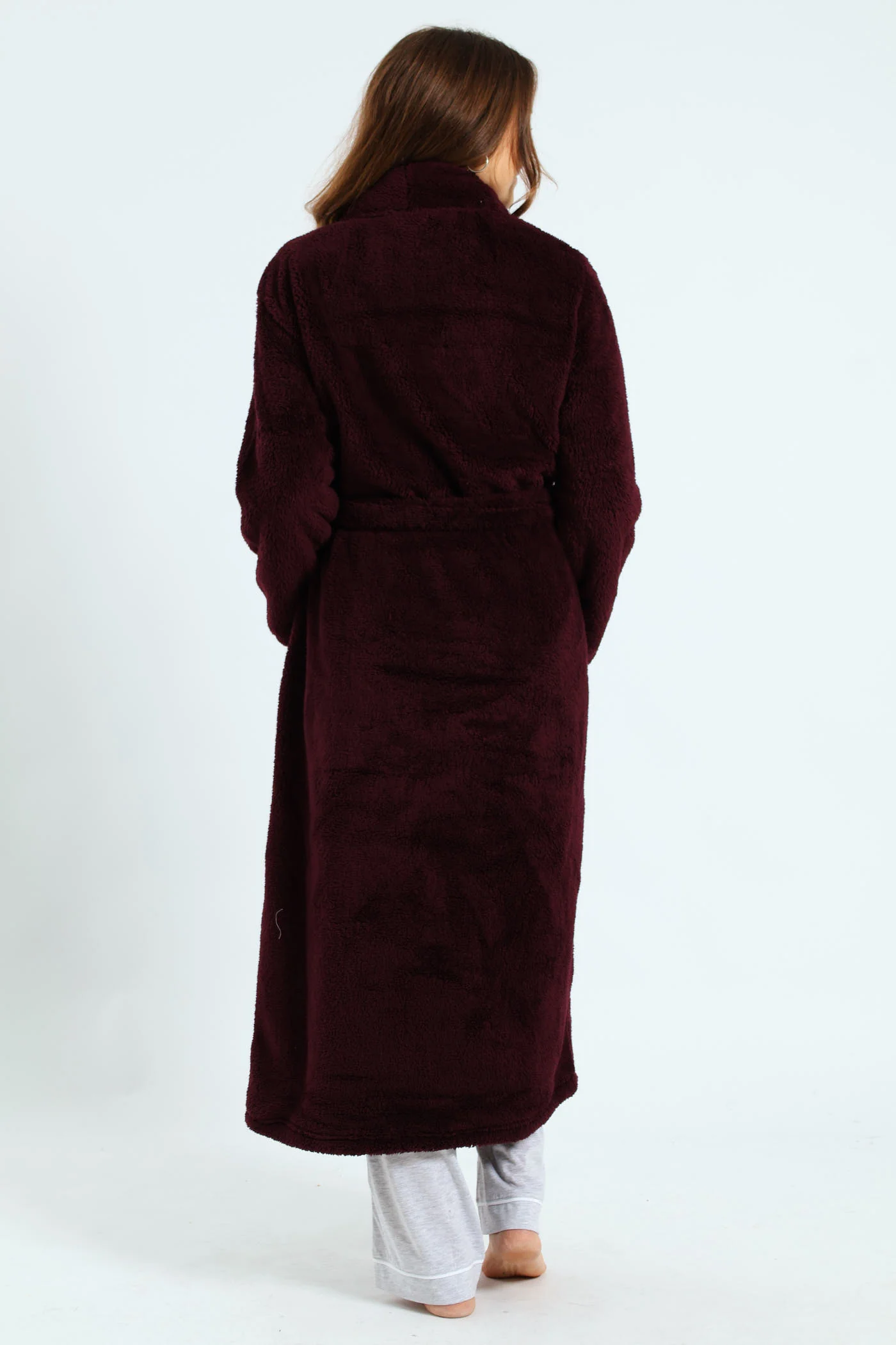Fluffy Gown - Wine - Image 4