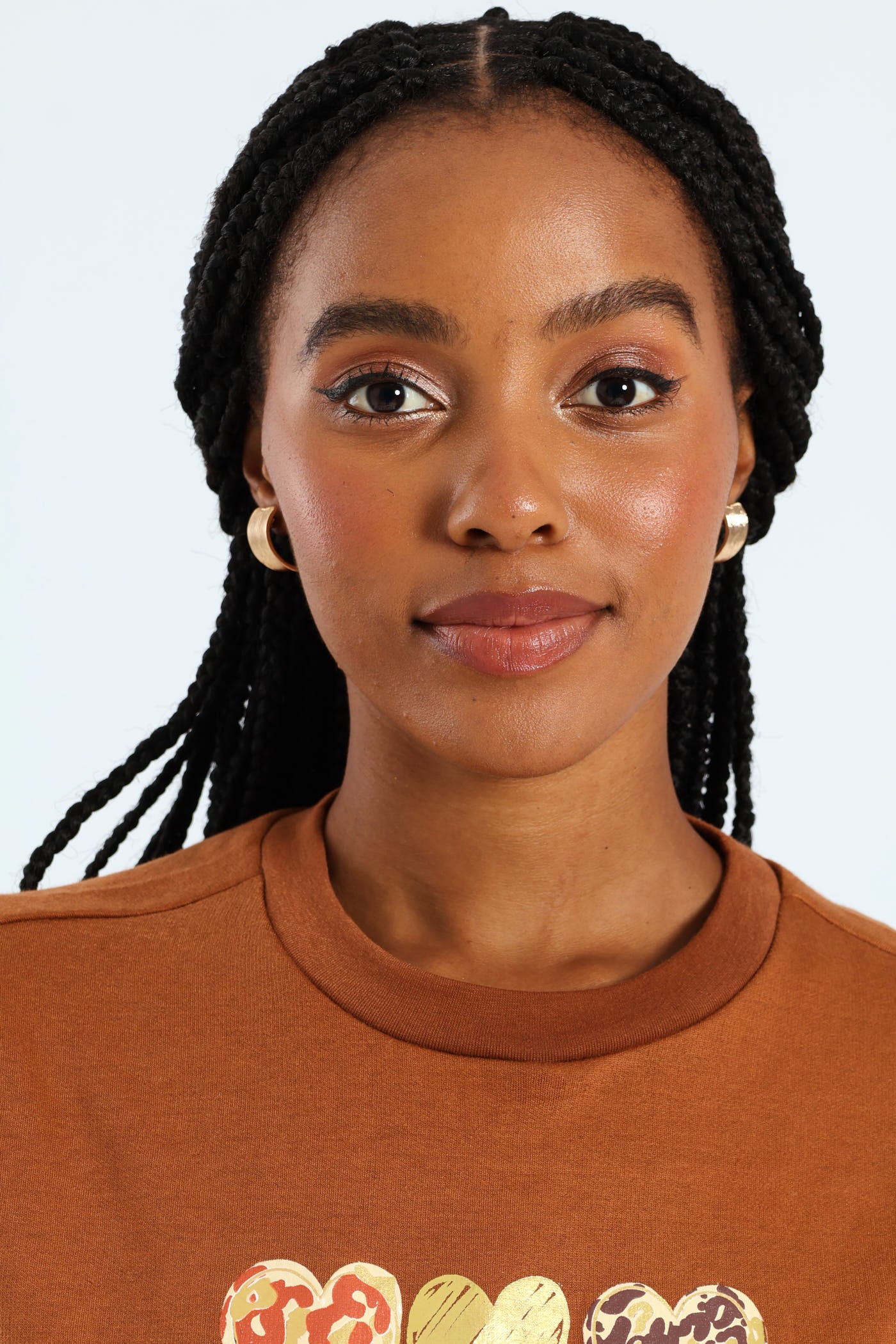 Fluted Earring - Gold - Image 3