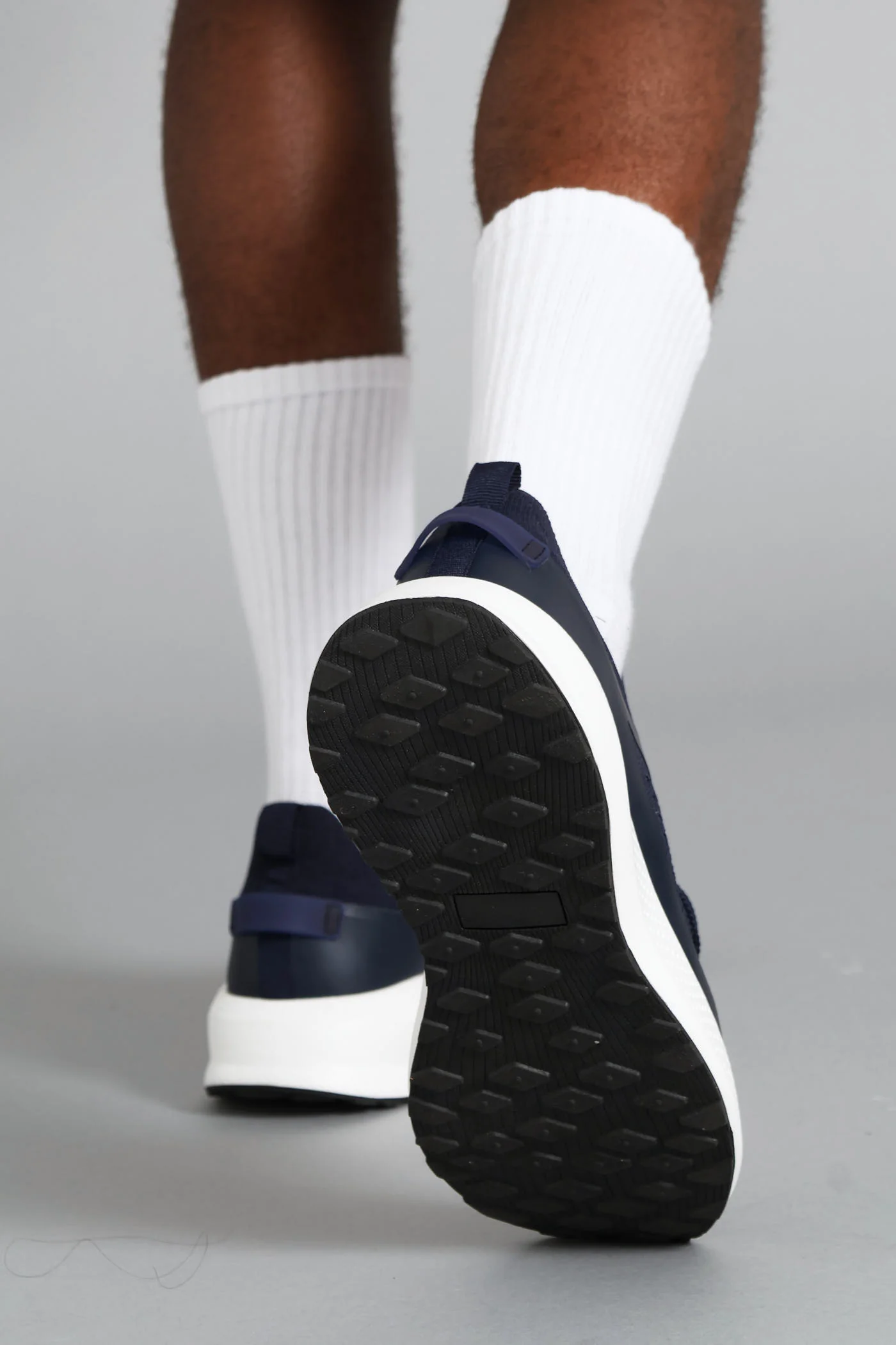 S ACTIVE Flyer Knit Lace Up Trainer - Navy - Image 3