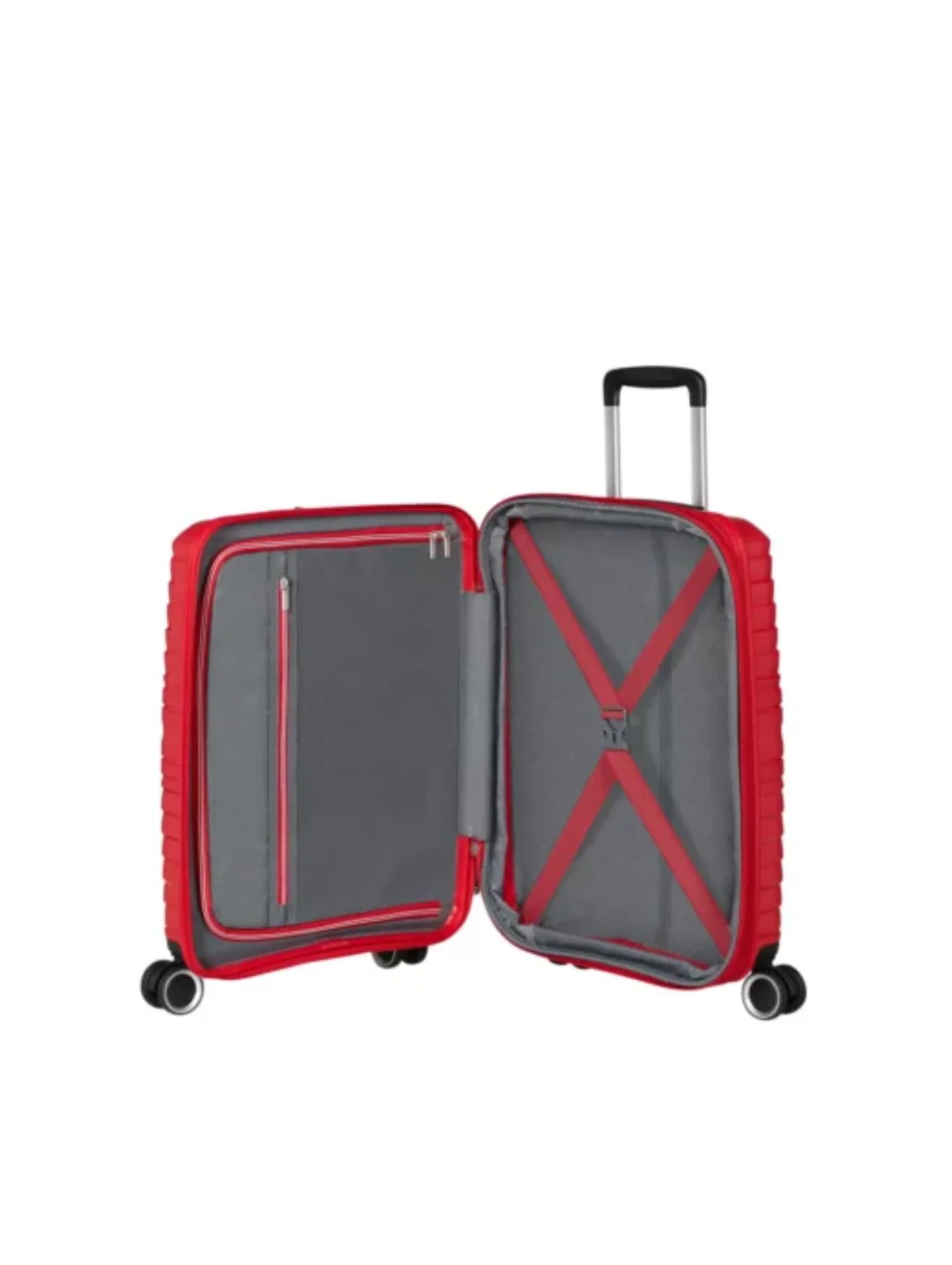 Flytwist Spinner TSA Expandable Suitcase - Red - Image 4