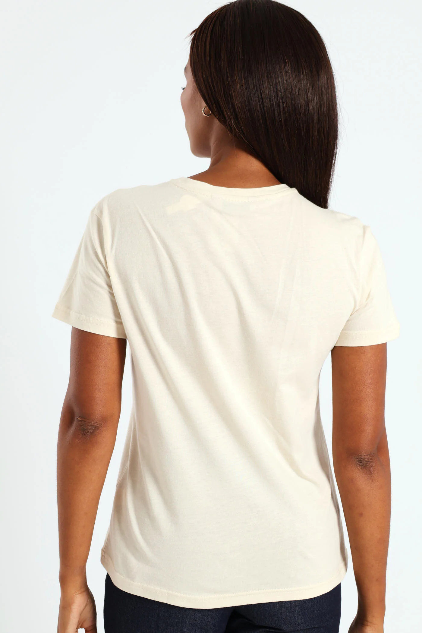 Foil Bandana & Shades Lady Tee - Fawn - Image 3