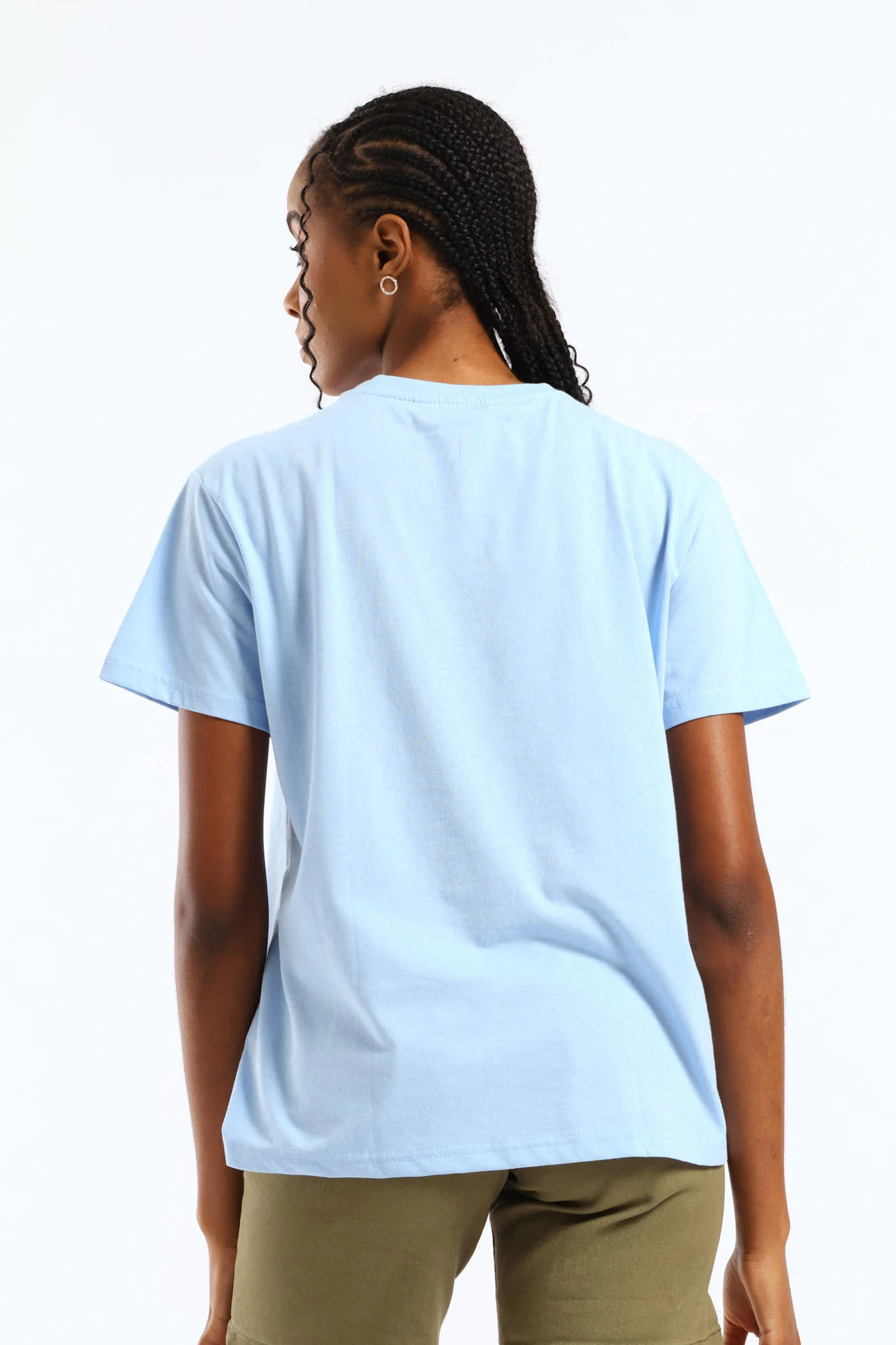 Foil Bandana & Shades Tee - Sky Blue - Image 4