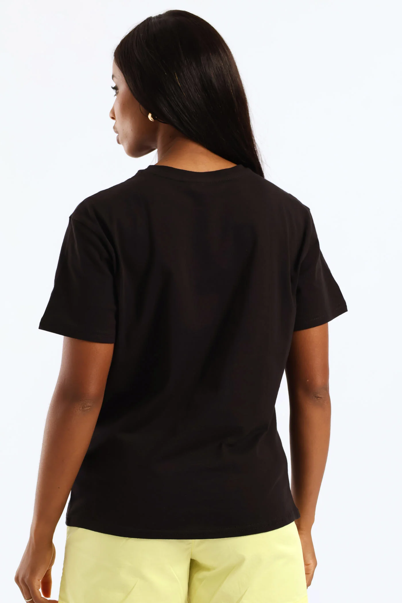 Foil Brushstroke Tee - Black - Image 4