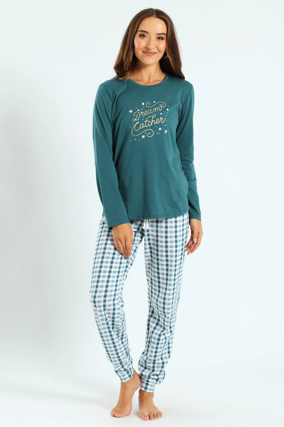 Foil Screen Sleep Tee - Teal - Image 2