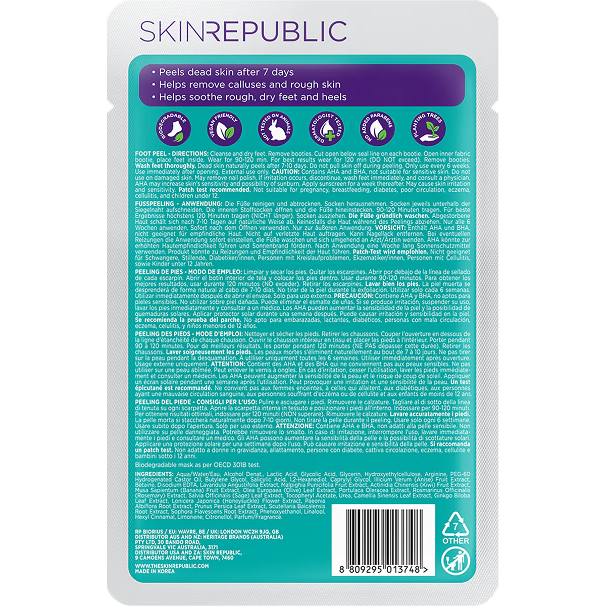 Skin Republic Foot Peel Treatment - Image 2