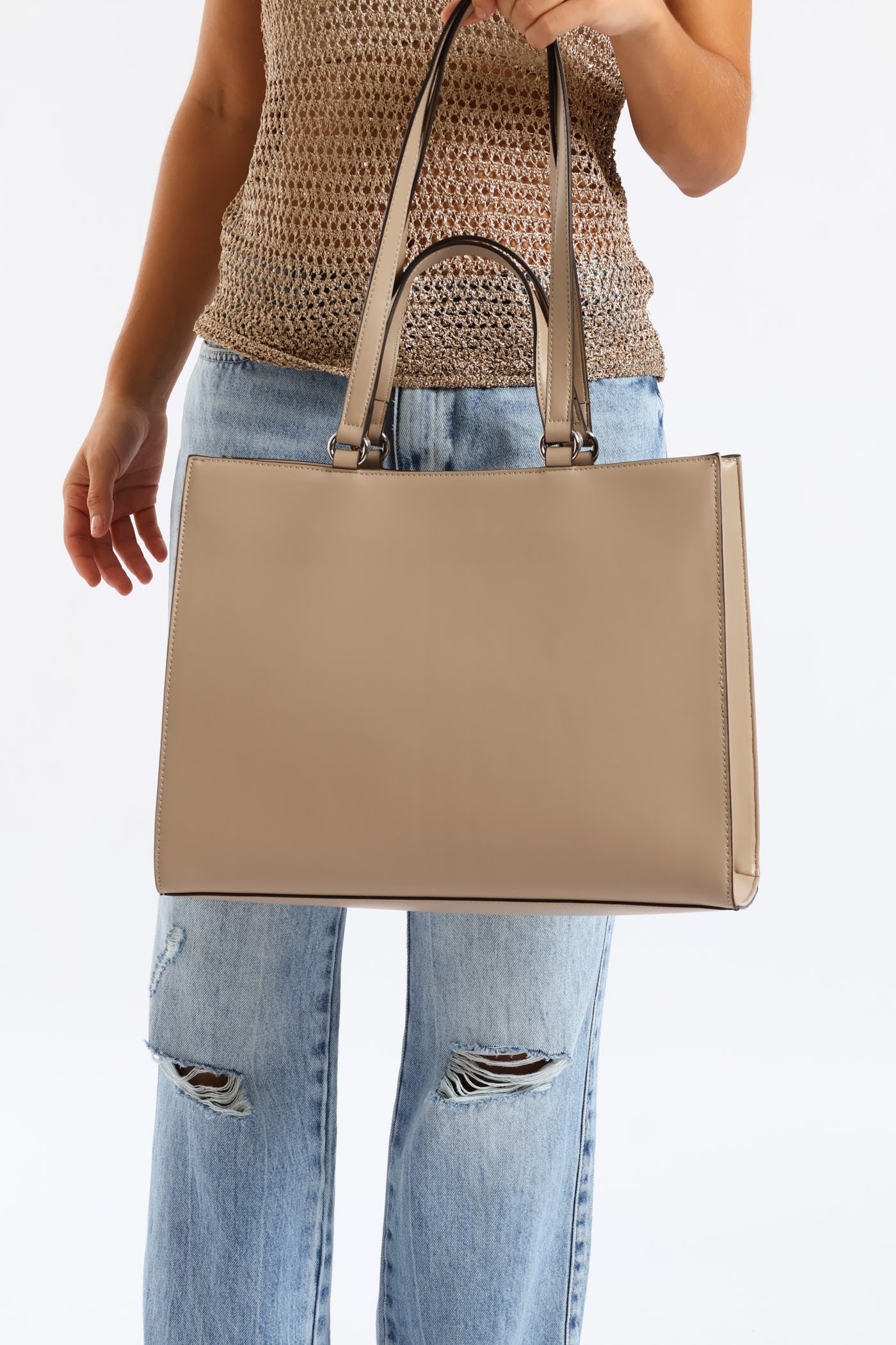 Forber Carryall Bag - Taupe - Image 4