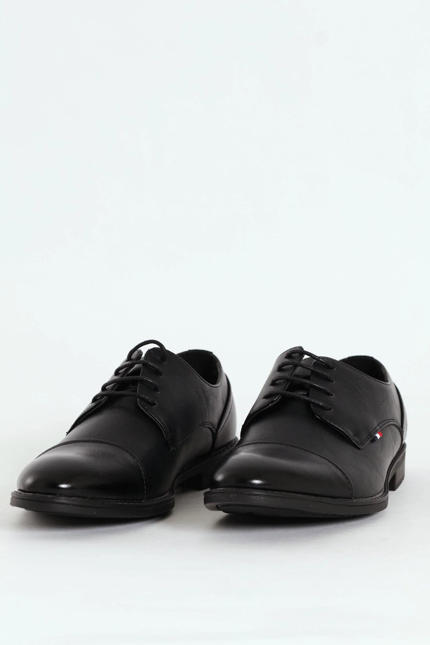 Formal Derby Shoe With Toe Cap - Black - Image 3