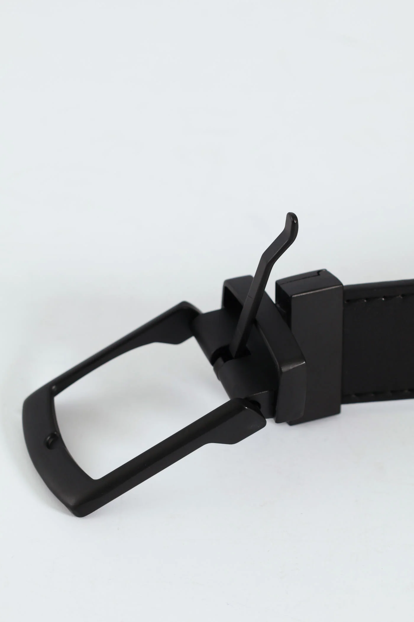 Formal Reversible Matte Buckle Belt - Black/Brown - Image 4