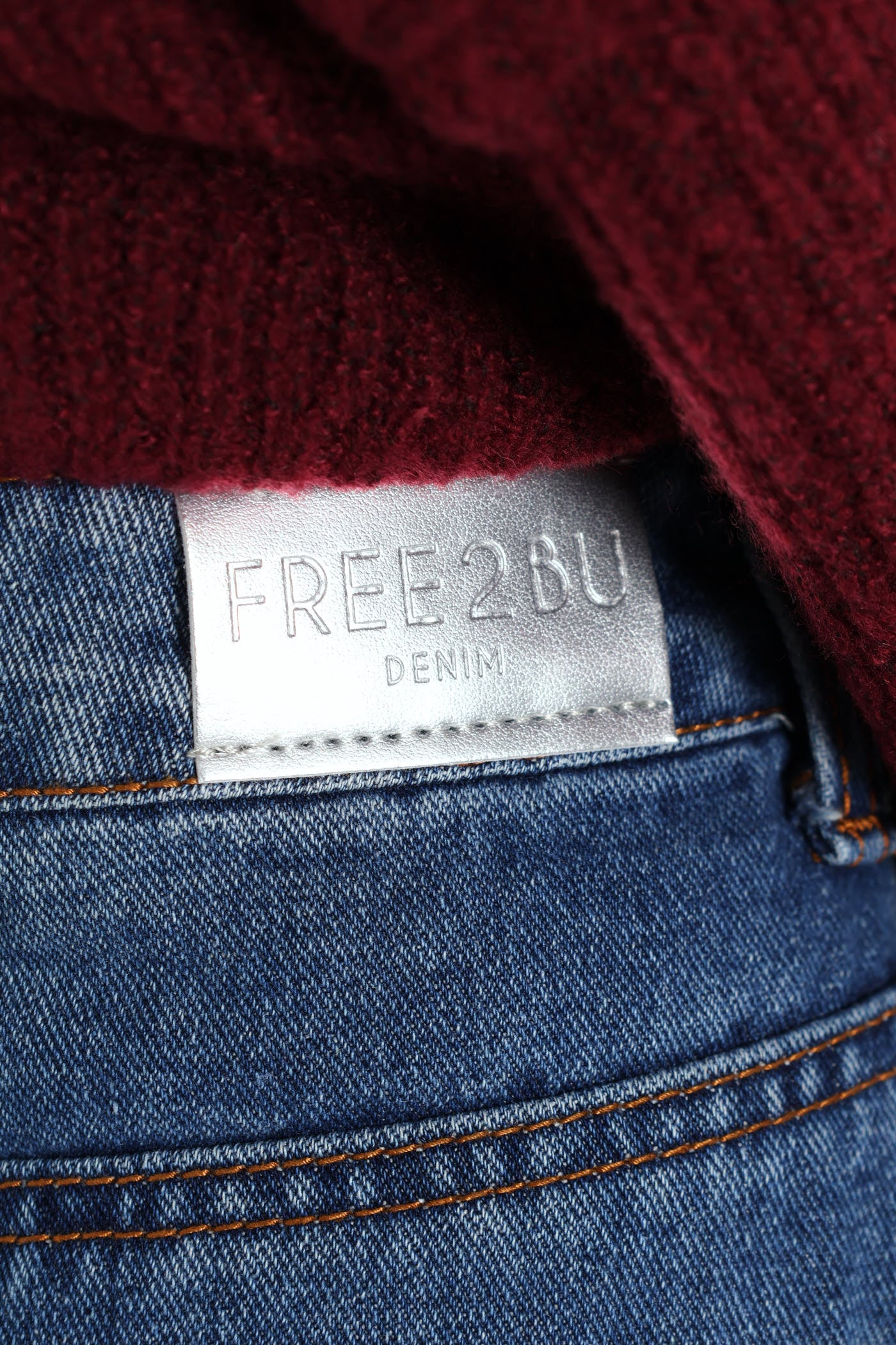 Forward Seam Barrel Jean - Dark Blue - Image 6