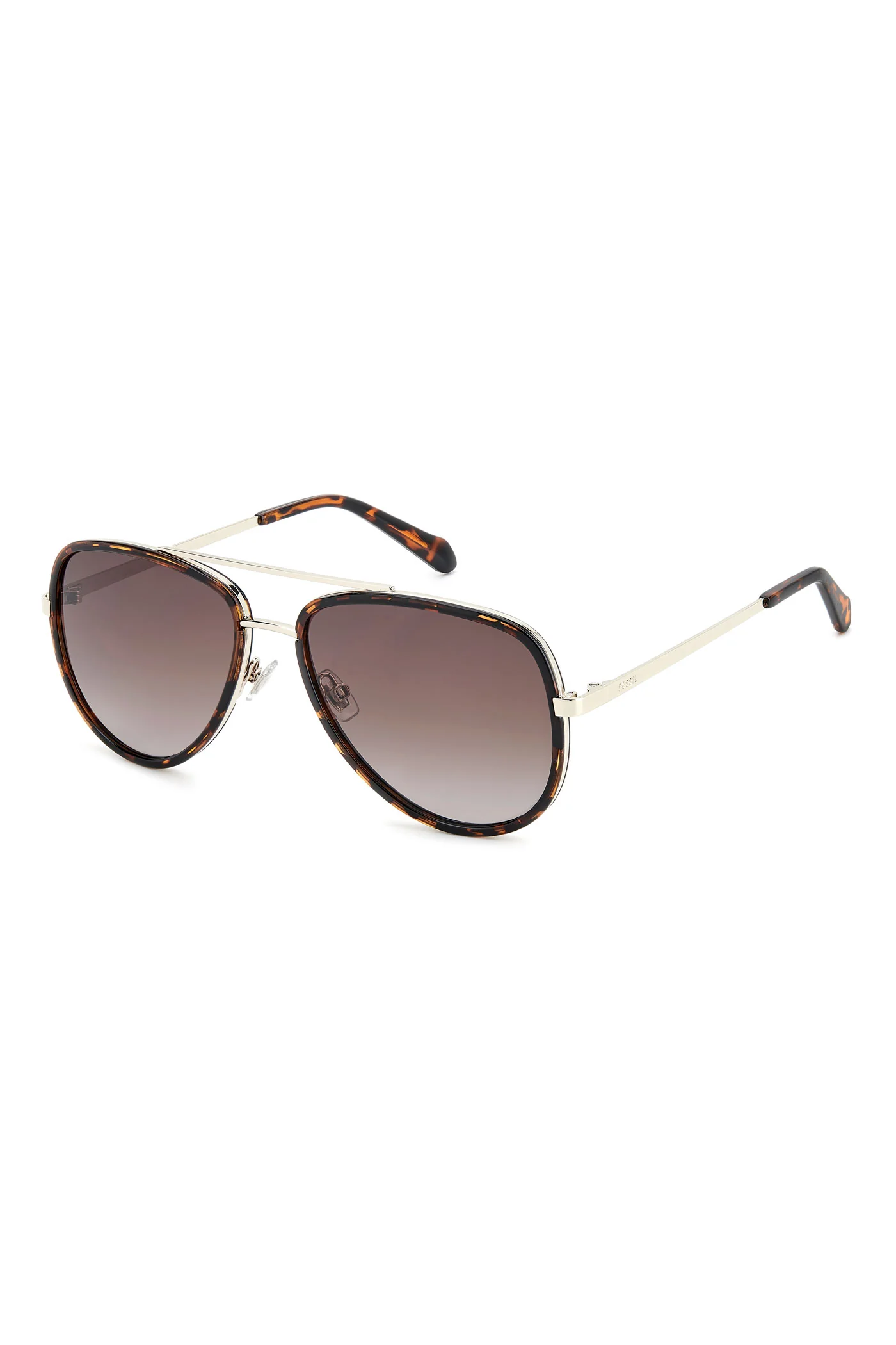 Havana Aviator Sunglasses - Brown - Image 3