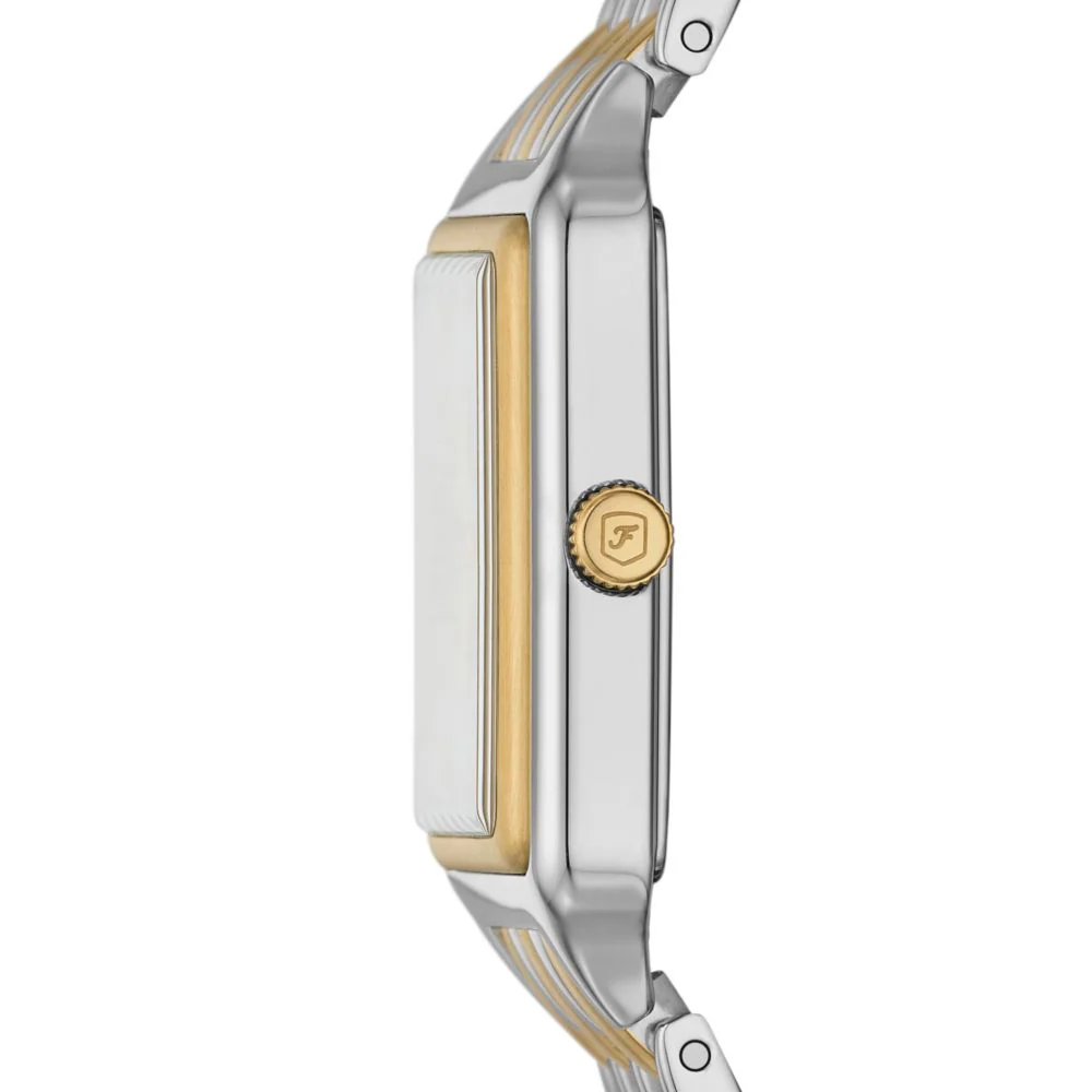 Raquel Three Hand & Date 2 Tone Watch - Silver - Image 3