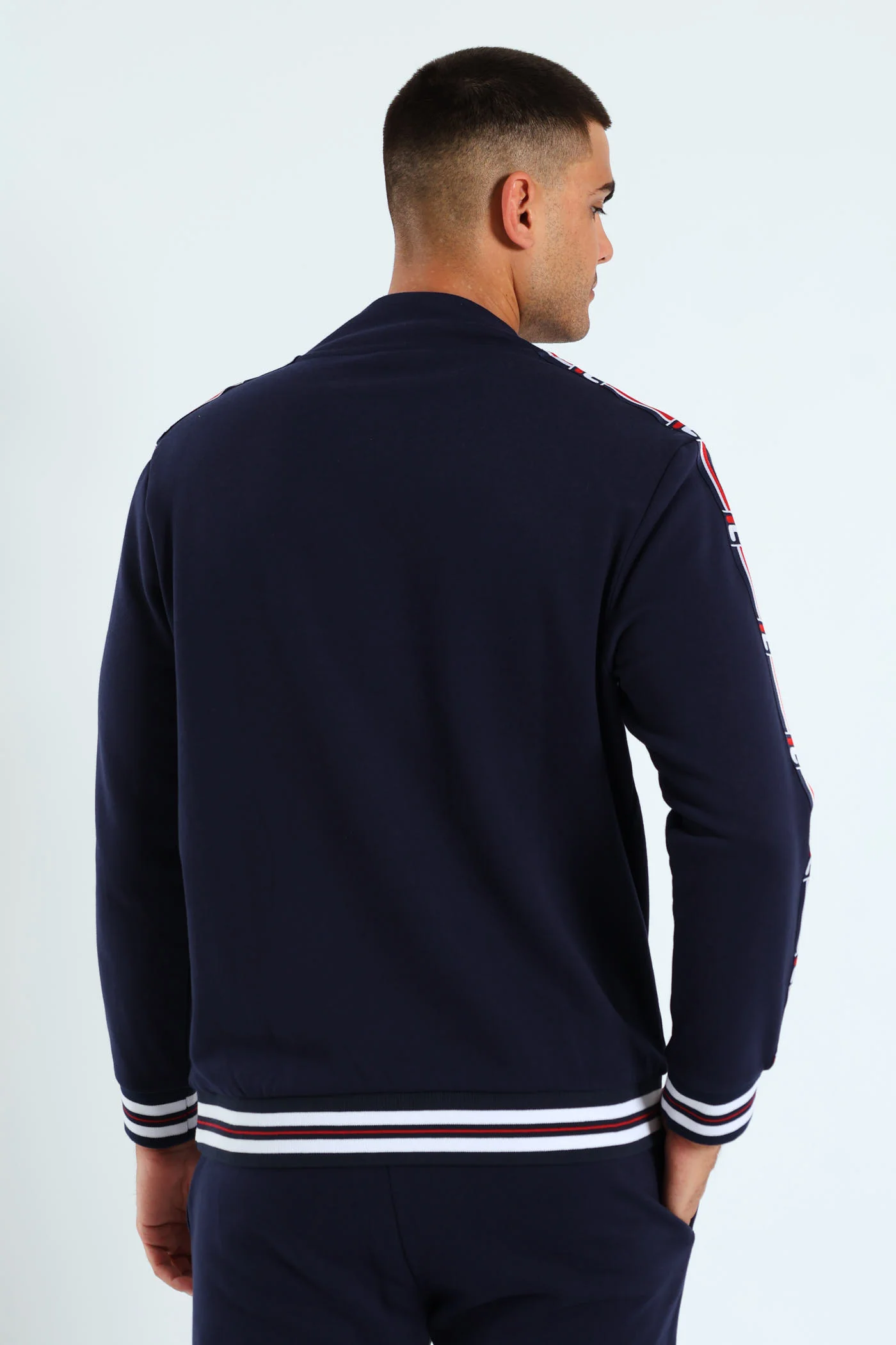 Foster 3/4 Zip Sweater - Navy - Image 3