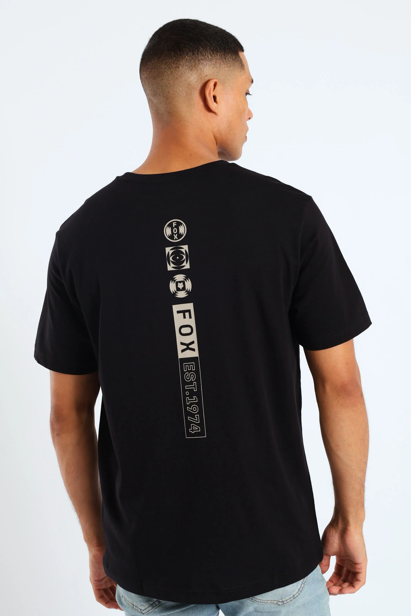 Fox Blur Tee - Black - Image 2