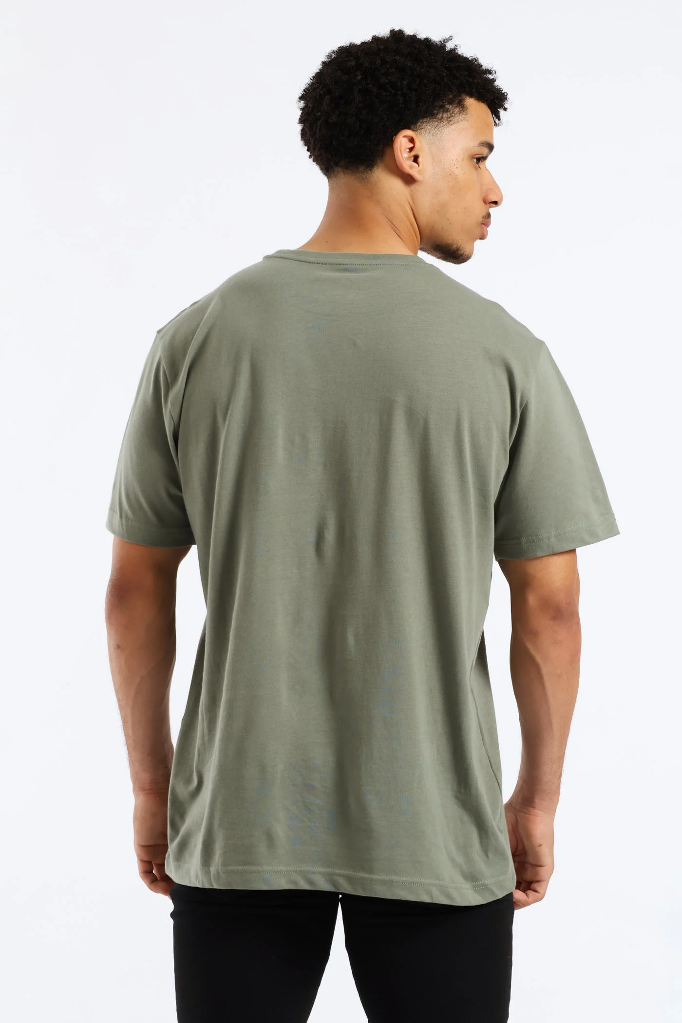 Fox Head Tee - Olive - Image 4