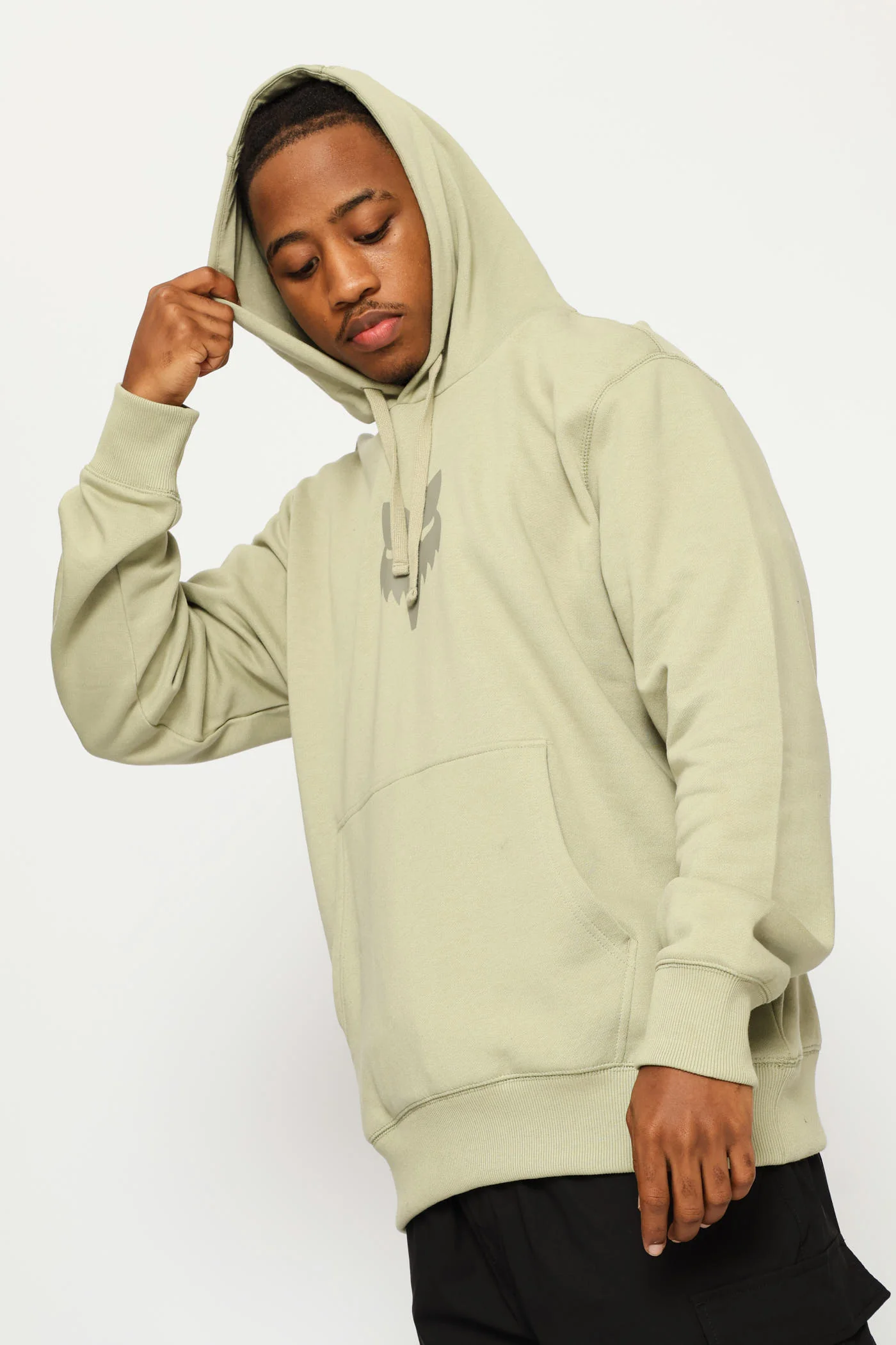 Printed Hoodie - Taupe - Image 2