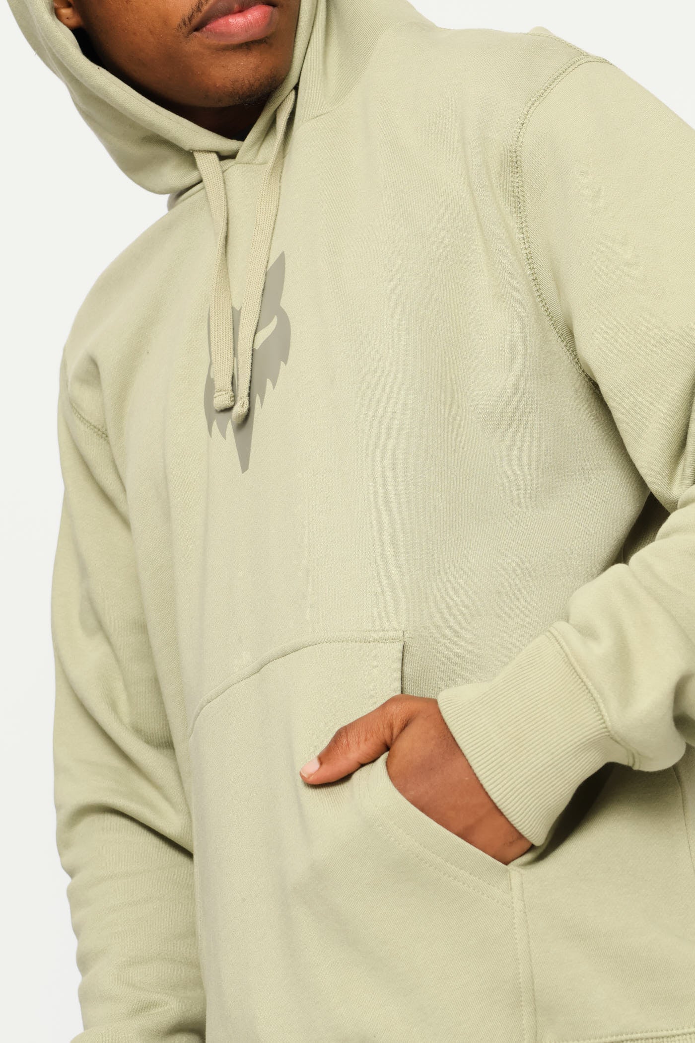 Printed Hoodie - Taupe - Image 3