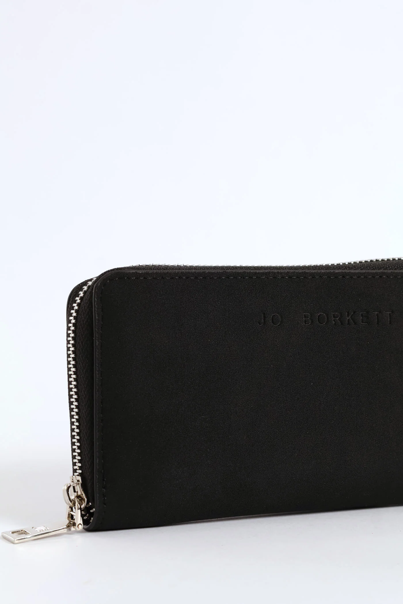 Frankie Suede Wallet - Black - Image 2