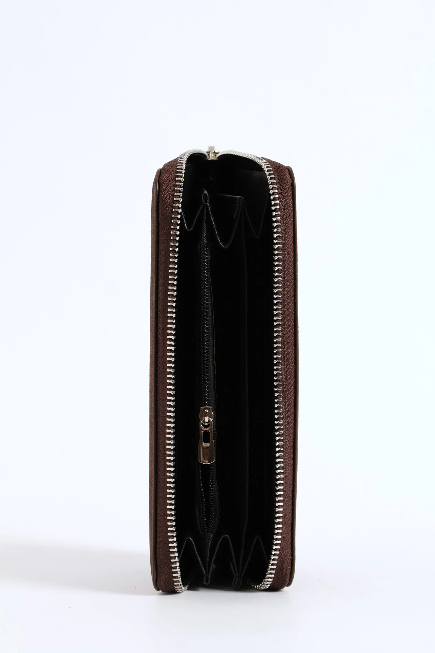 Frankie Suede Wallet - Chocolate - Image 5
