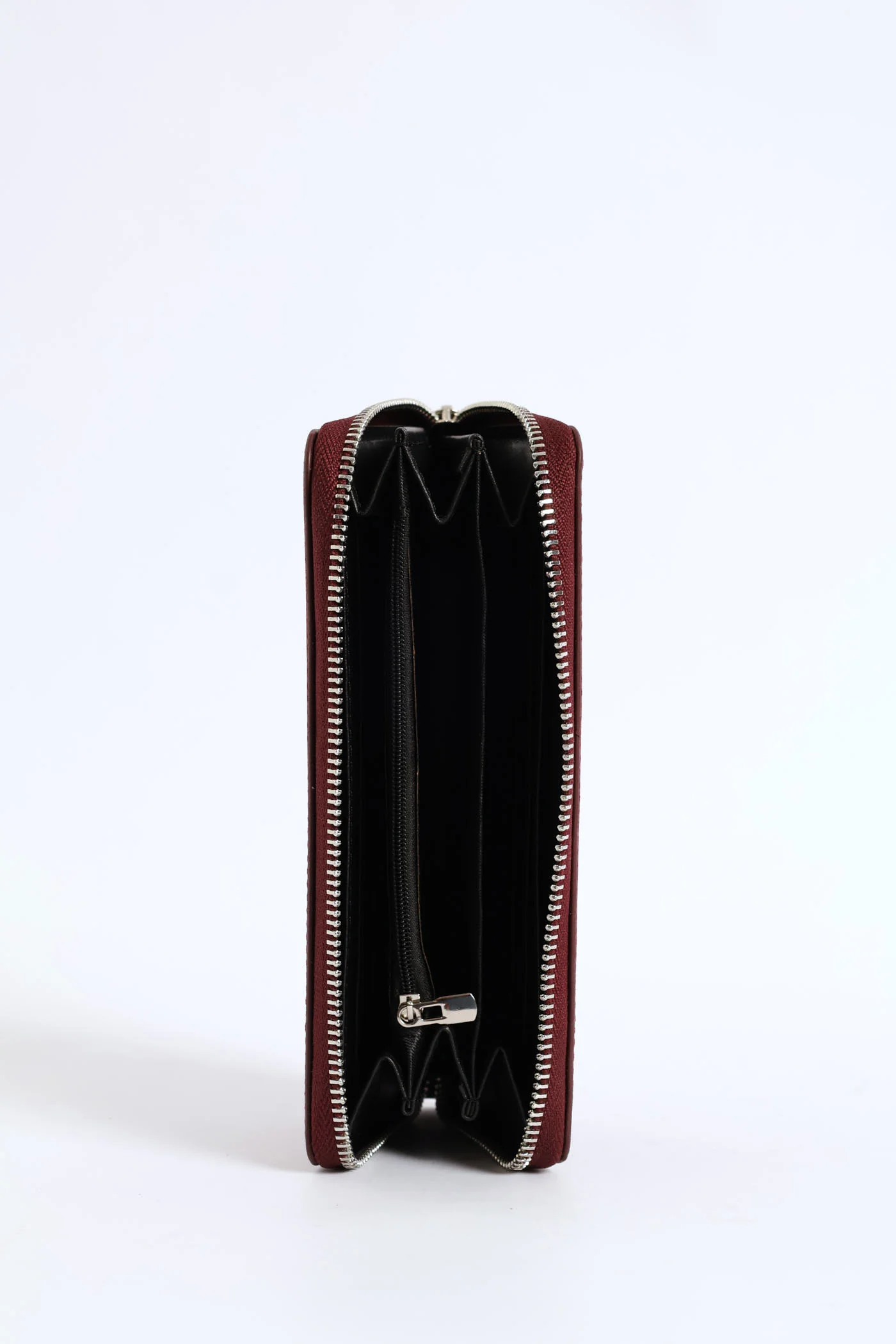 Frankie Suede Wallet - Plum - Image 2