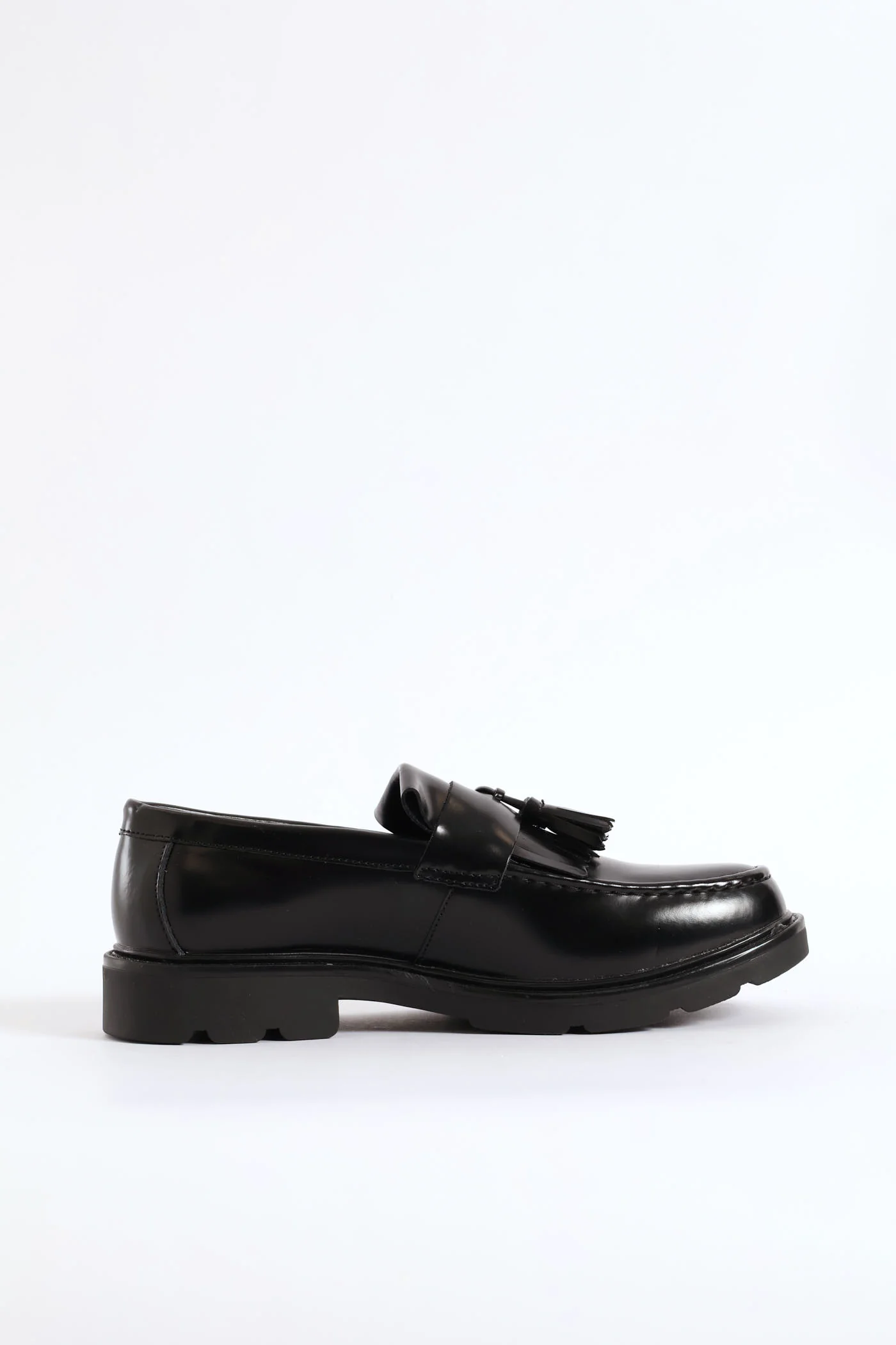 Fringe & Tassle Chunky Slip On - Black - Image 3
