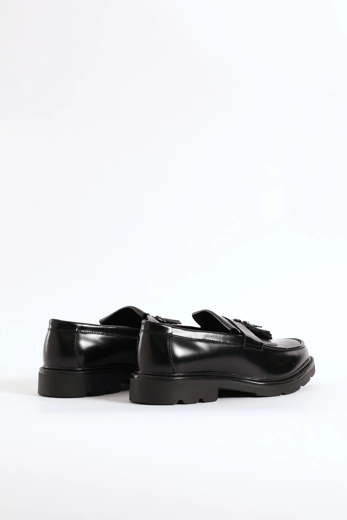 Fringe & Tassle Chunky Slip On - Black - Image 6