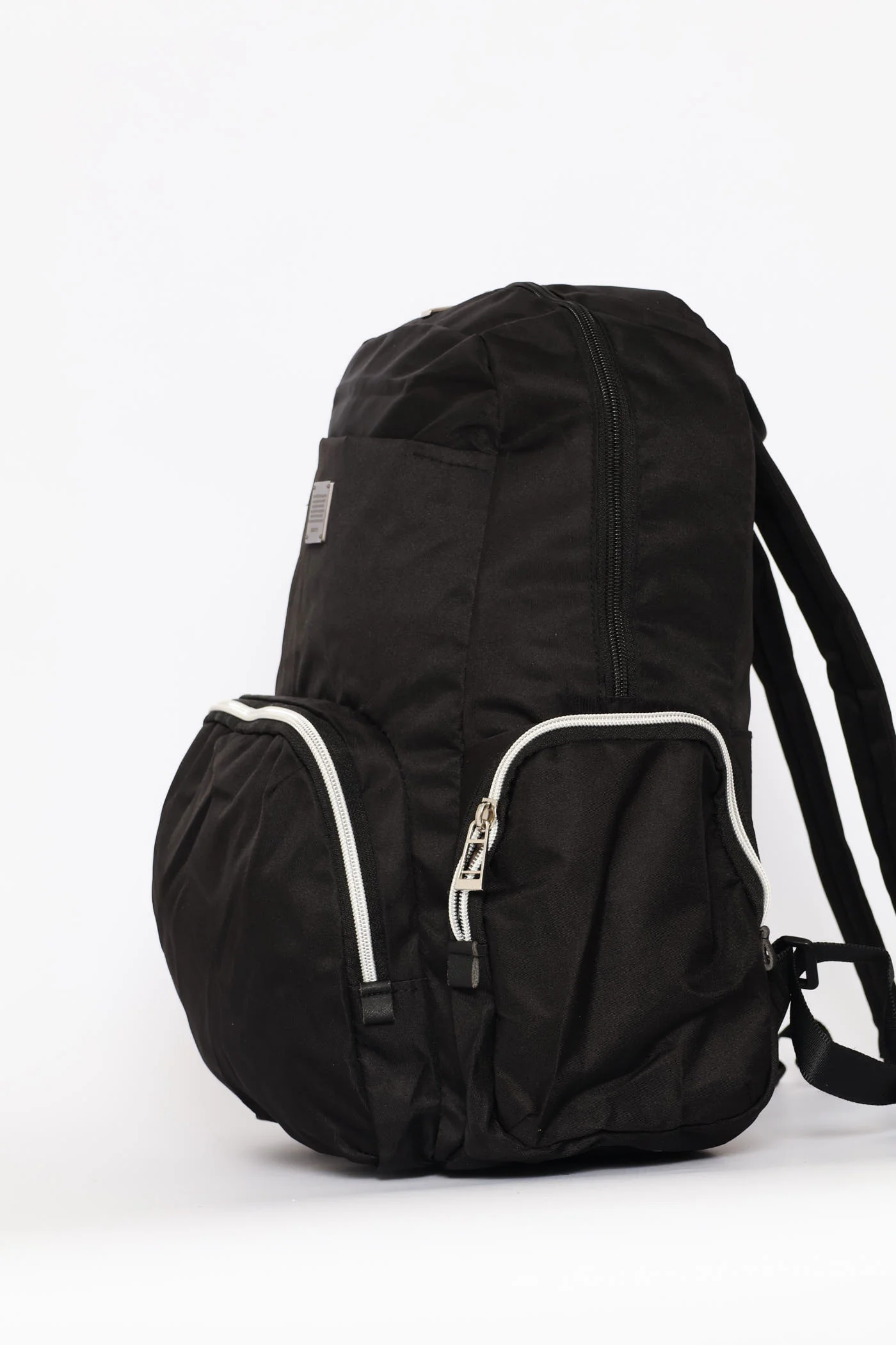 Front Pocket Backpack - Black - Image 3