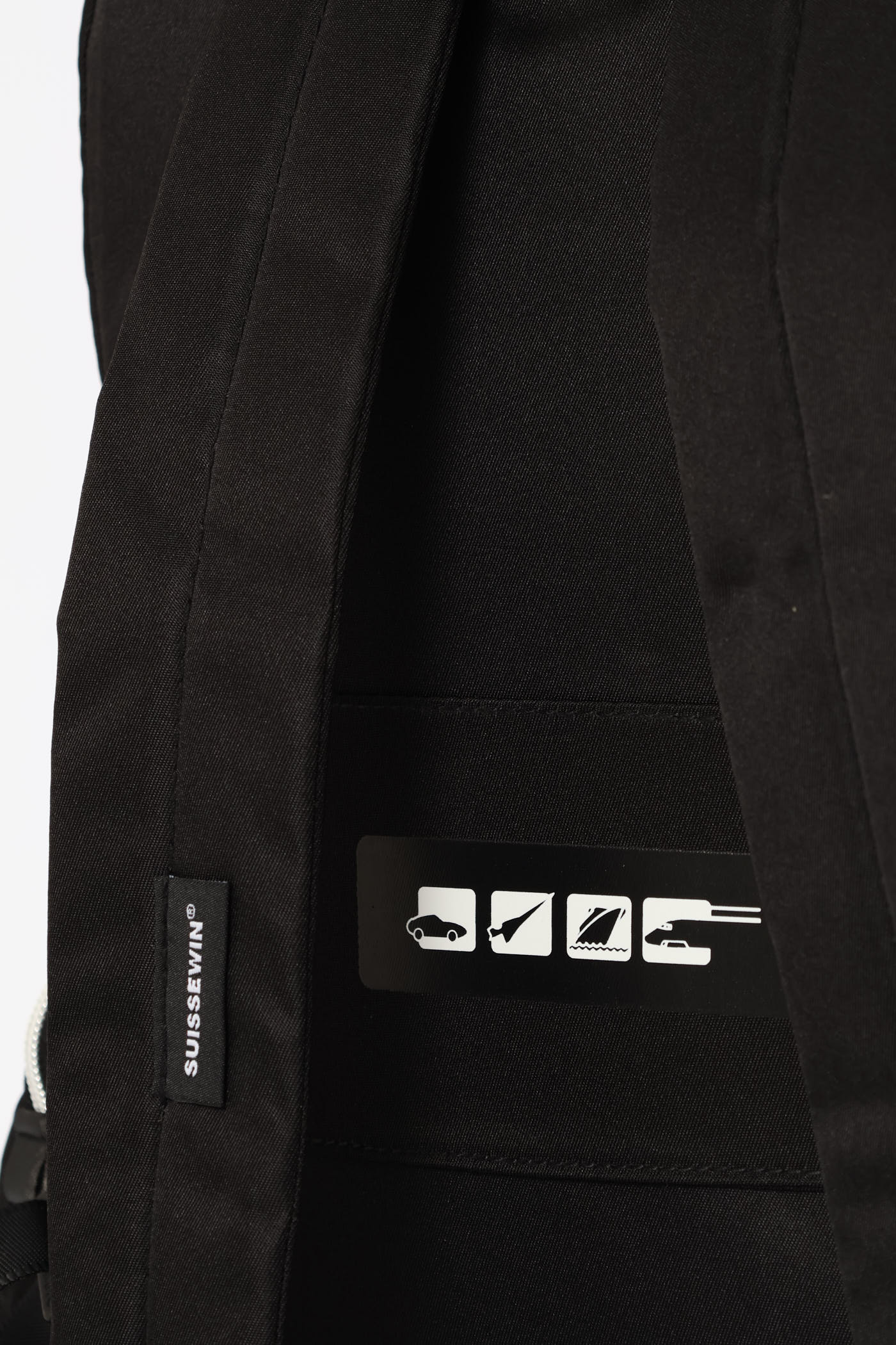 Front Pocket Backpack - Black - Image 4