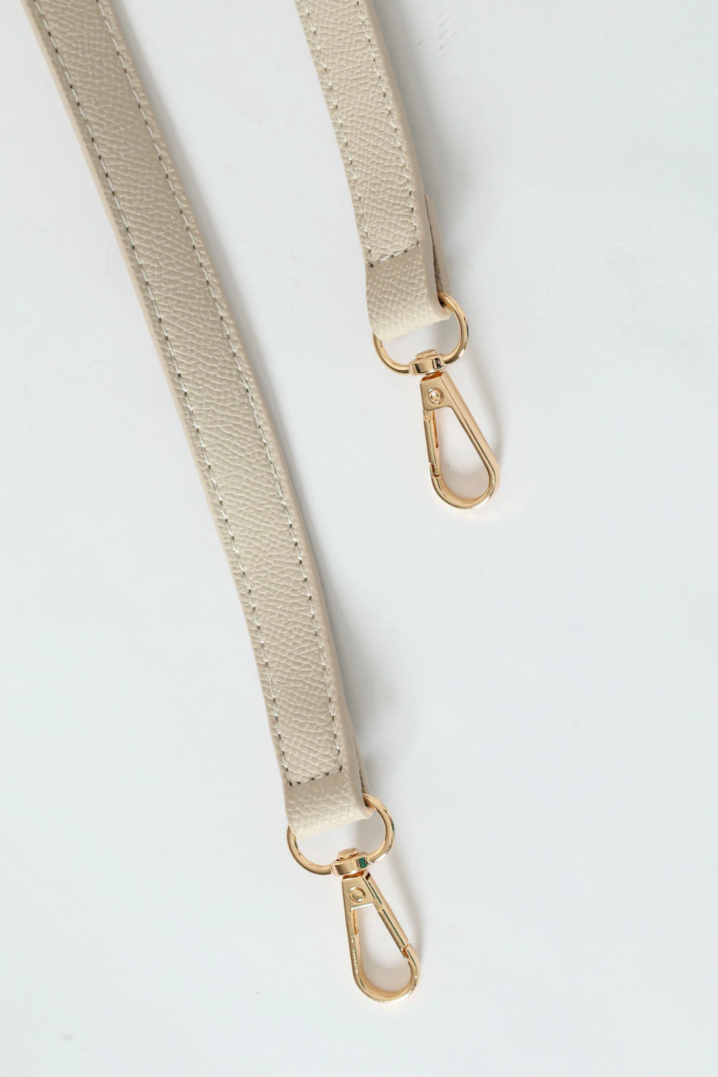 Front Pocket Detail Gold Trim Tote Bag - Stone - Image 6