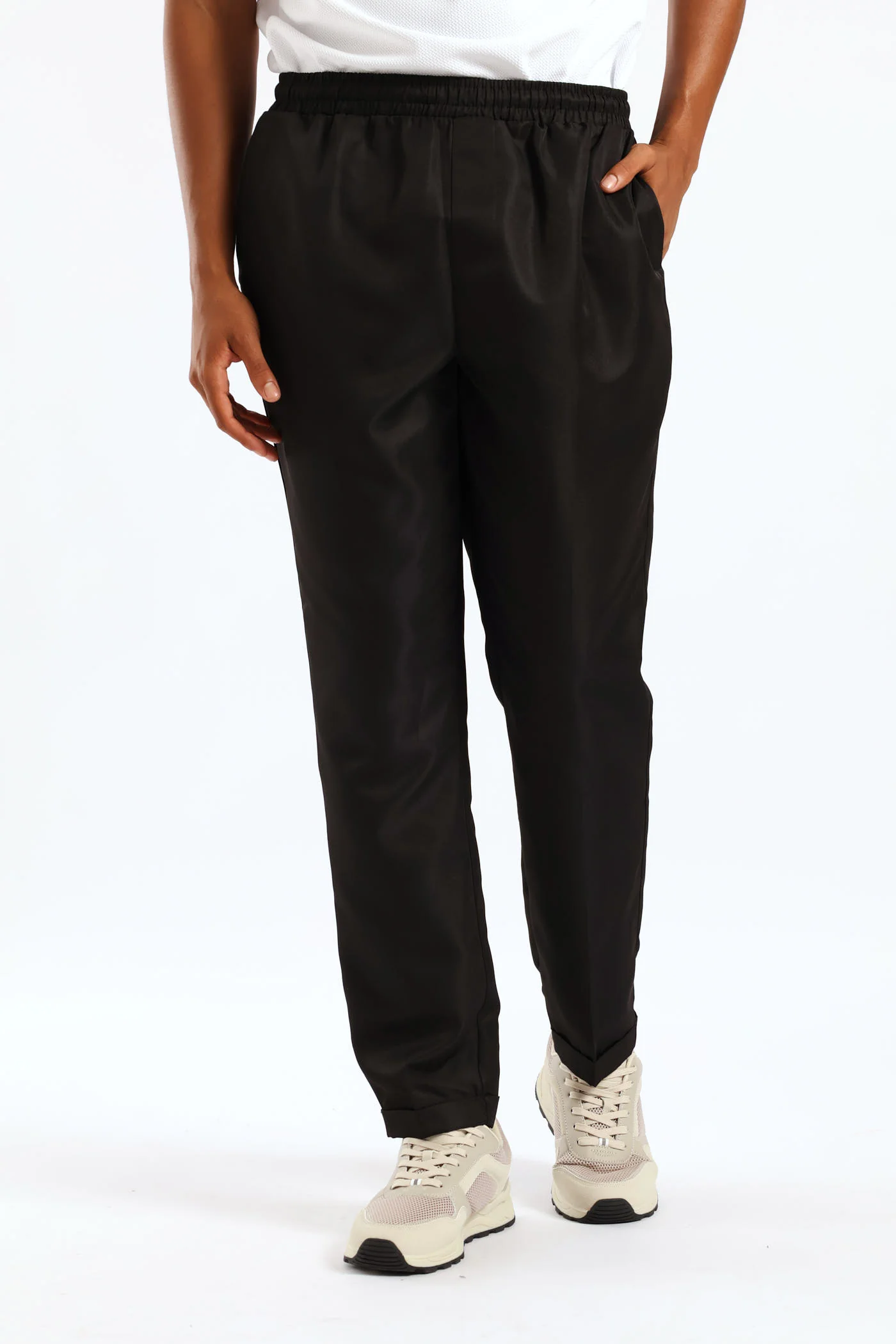 Full Elasticated Pull On Trouser - Black - Image 2