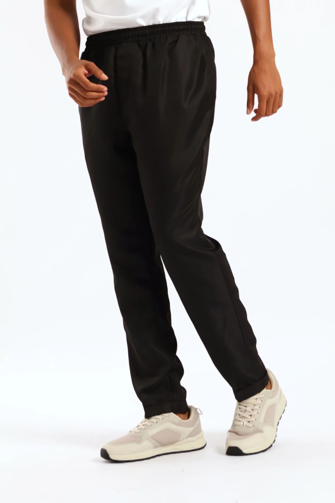 Full Elasticated Pull On Trouser - Black - Image 3
