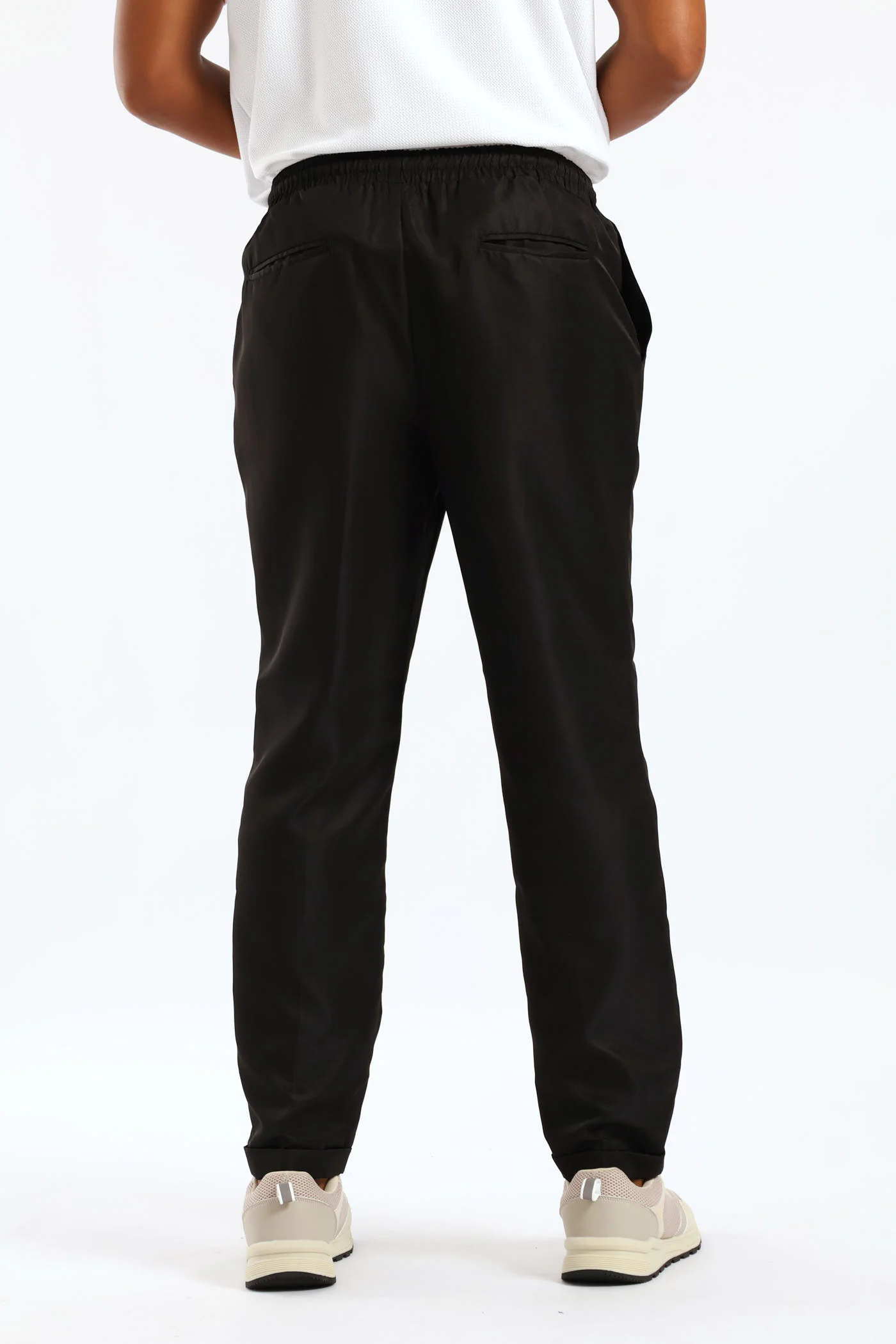 Full Elasticated Pull On Trouser - Black - Image 4