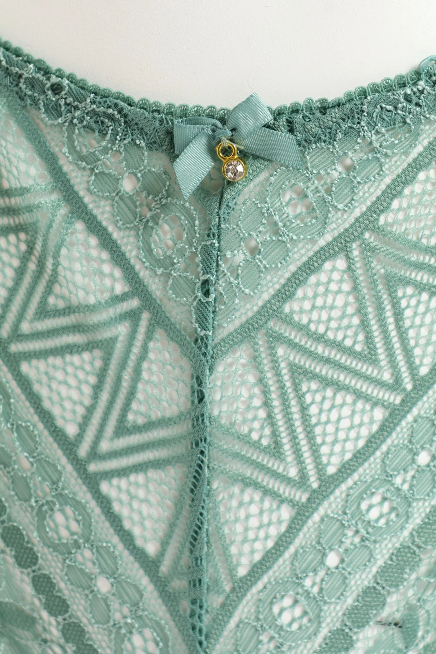 Full Lace Bikini Panty - Sage - Image 2