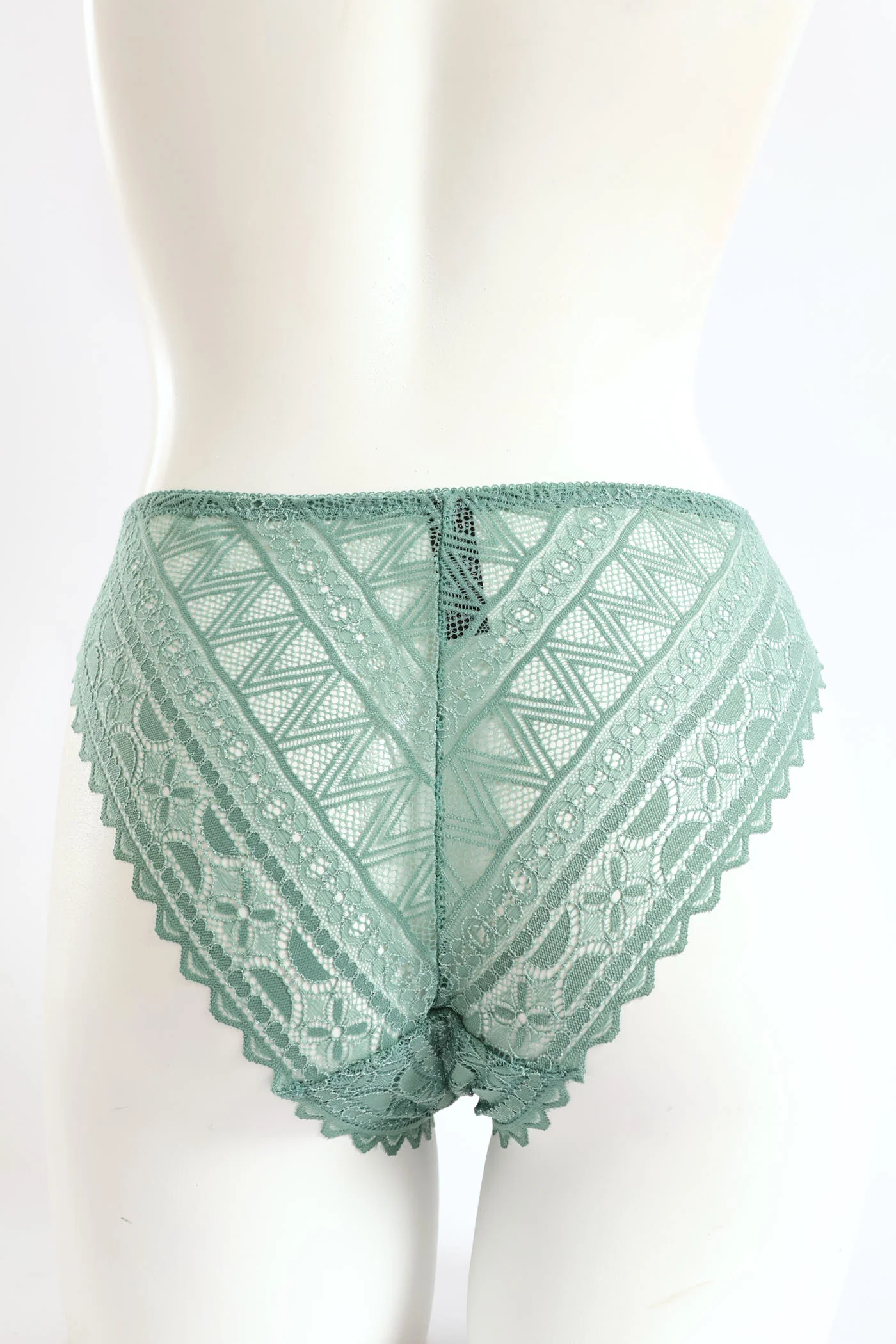 Full Lace Bikini Panty - Sage - Image 3