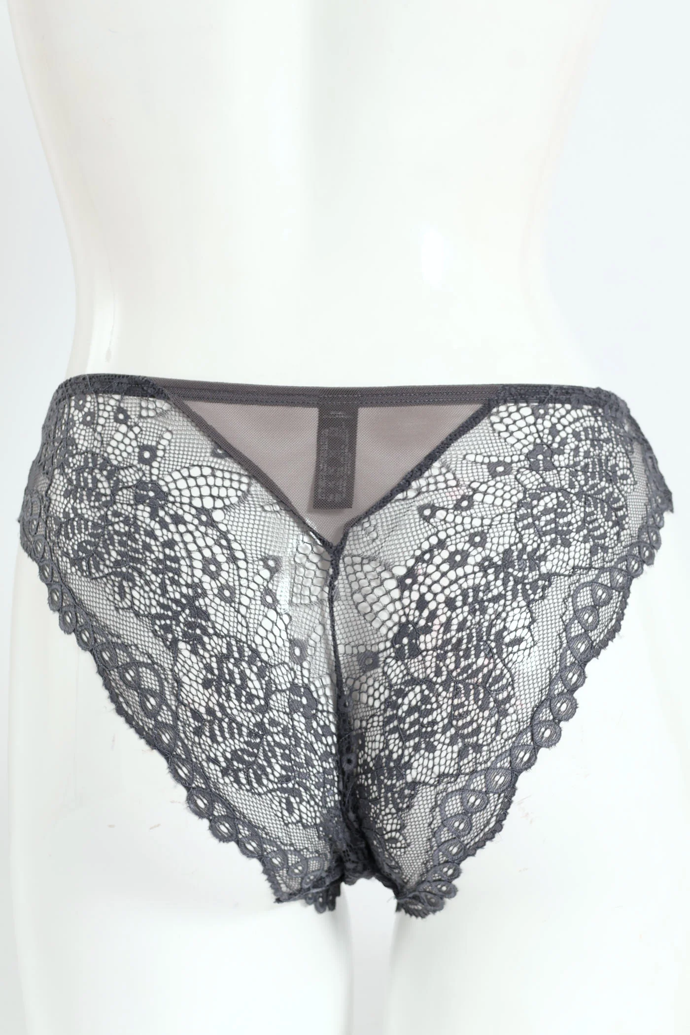 Full Lace Brazilian Panty - Slate - Image 2
