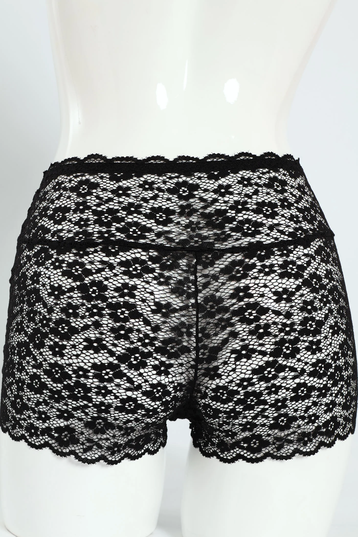 Full Lace Shortie Panties - Black - Image 2