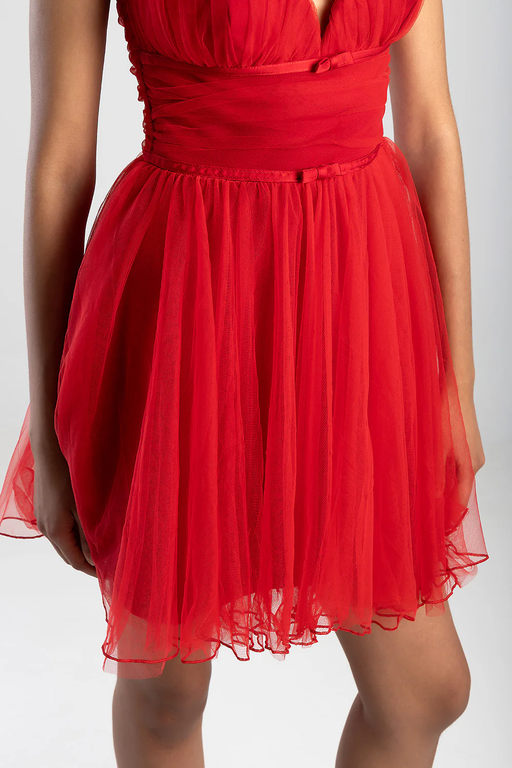 Full Of Love Tulle Dress - Red - Image 4