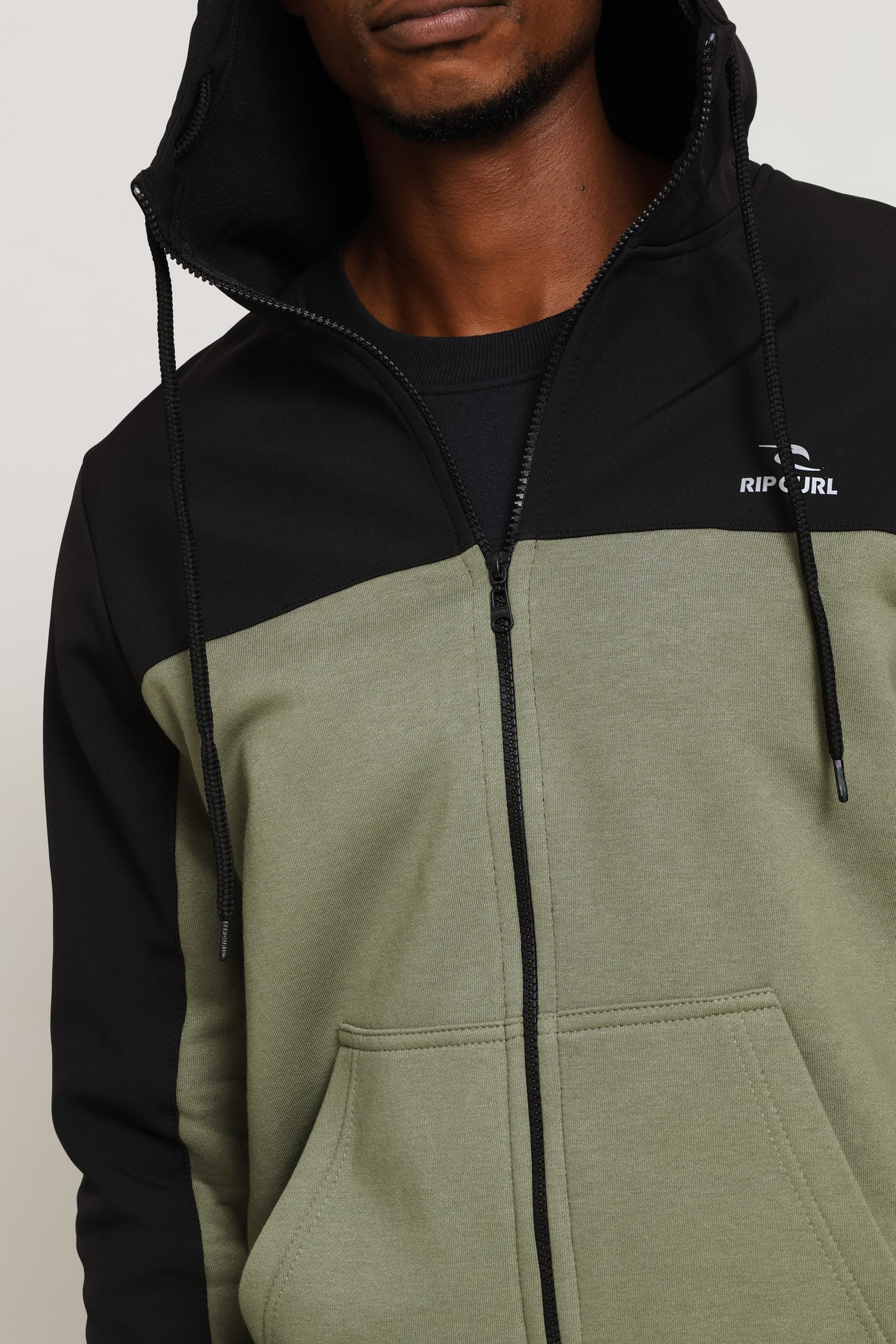 Full Soft Shell Jacket - Fatigue/Black - Image 2