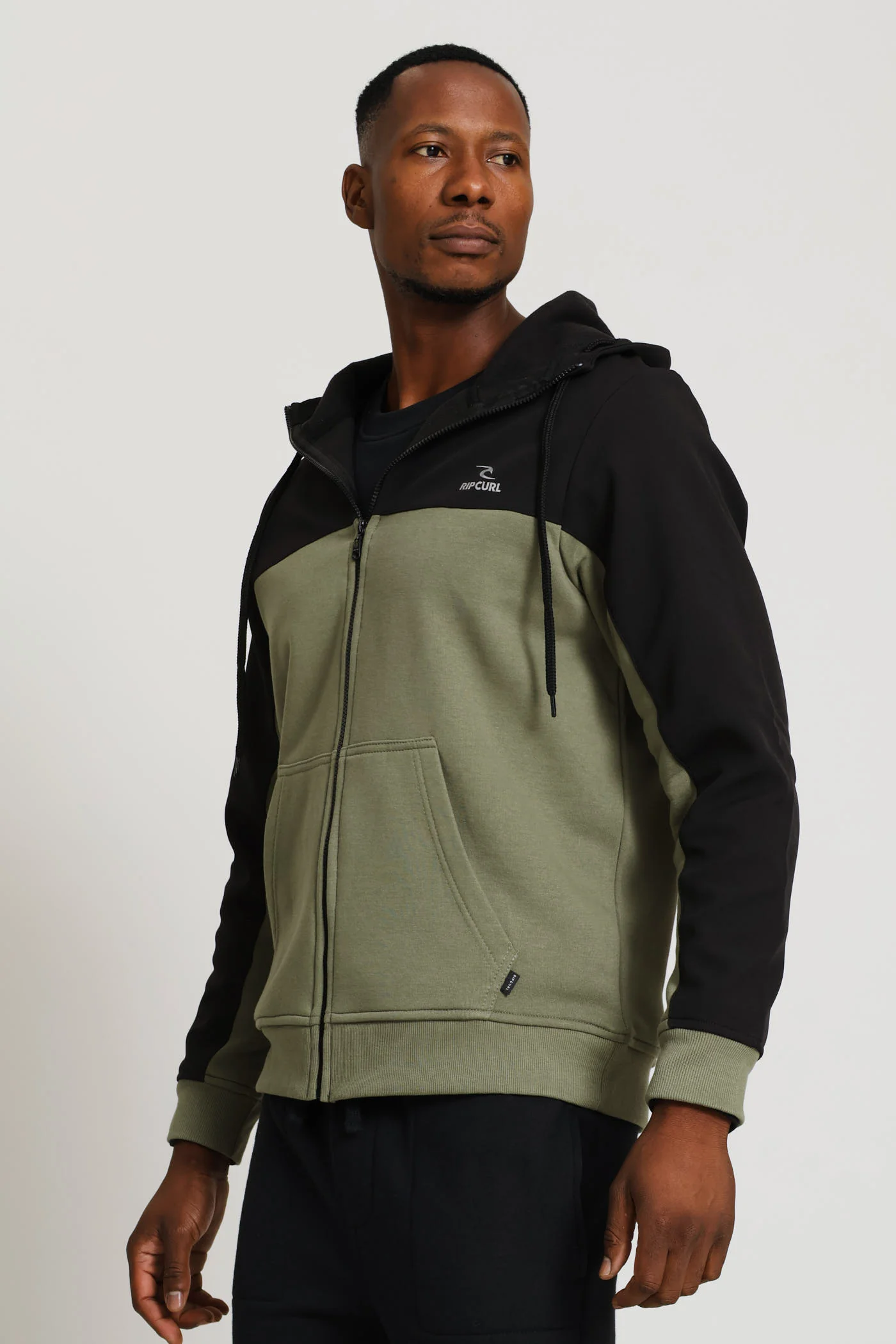 Full Soft Shell Jacket - Fatigue/Black - Image 5