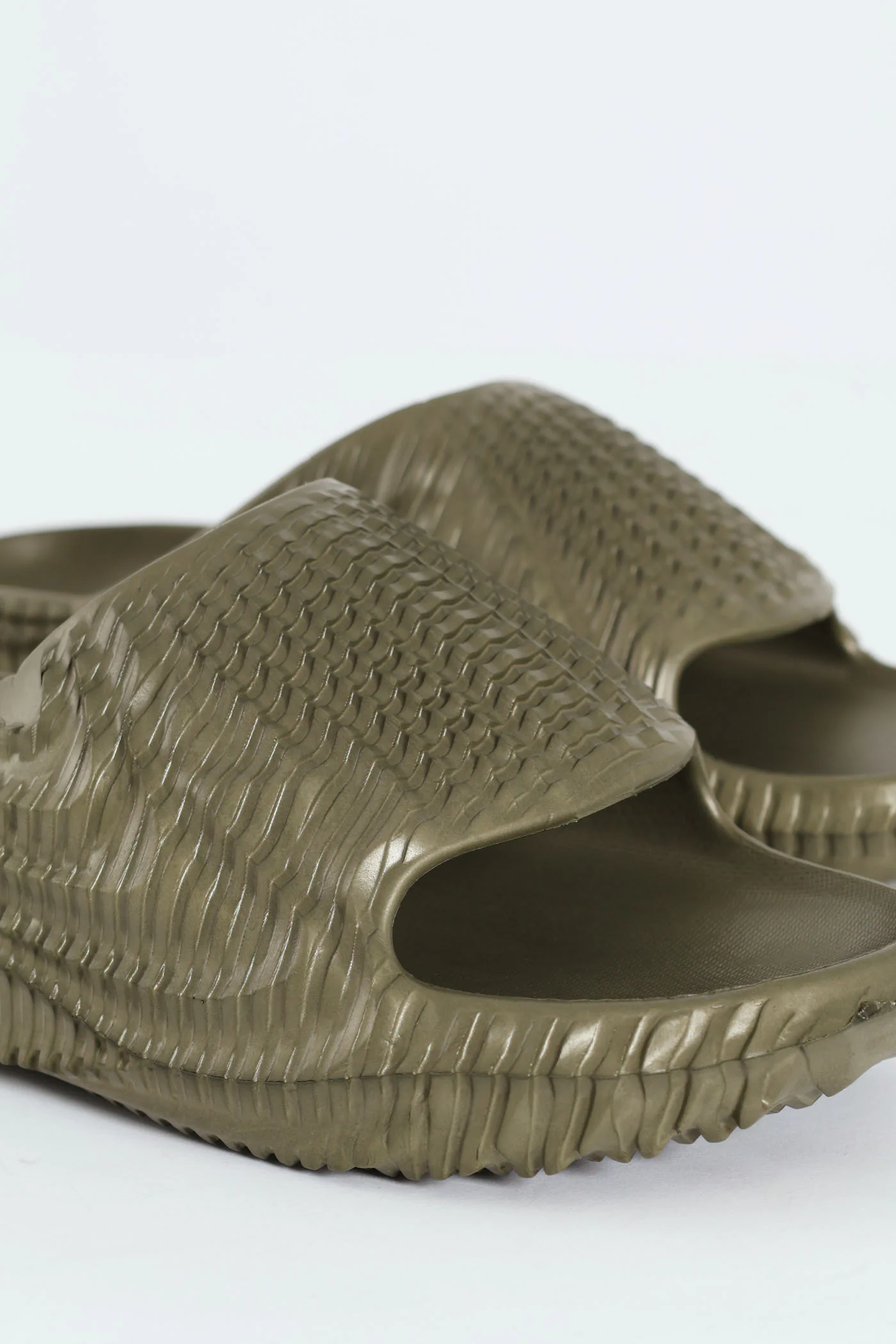 Full Textured 3D Slide - Olive - Image 2