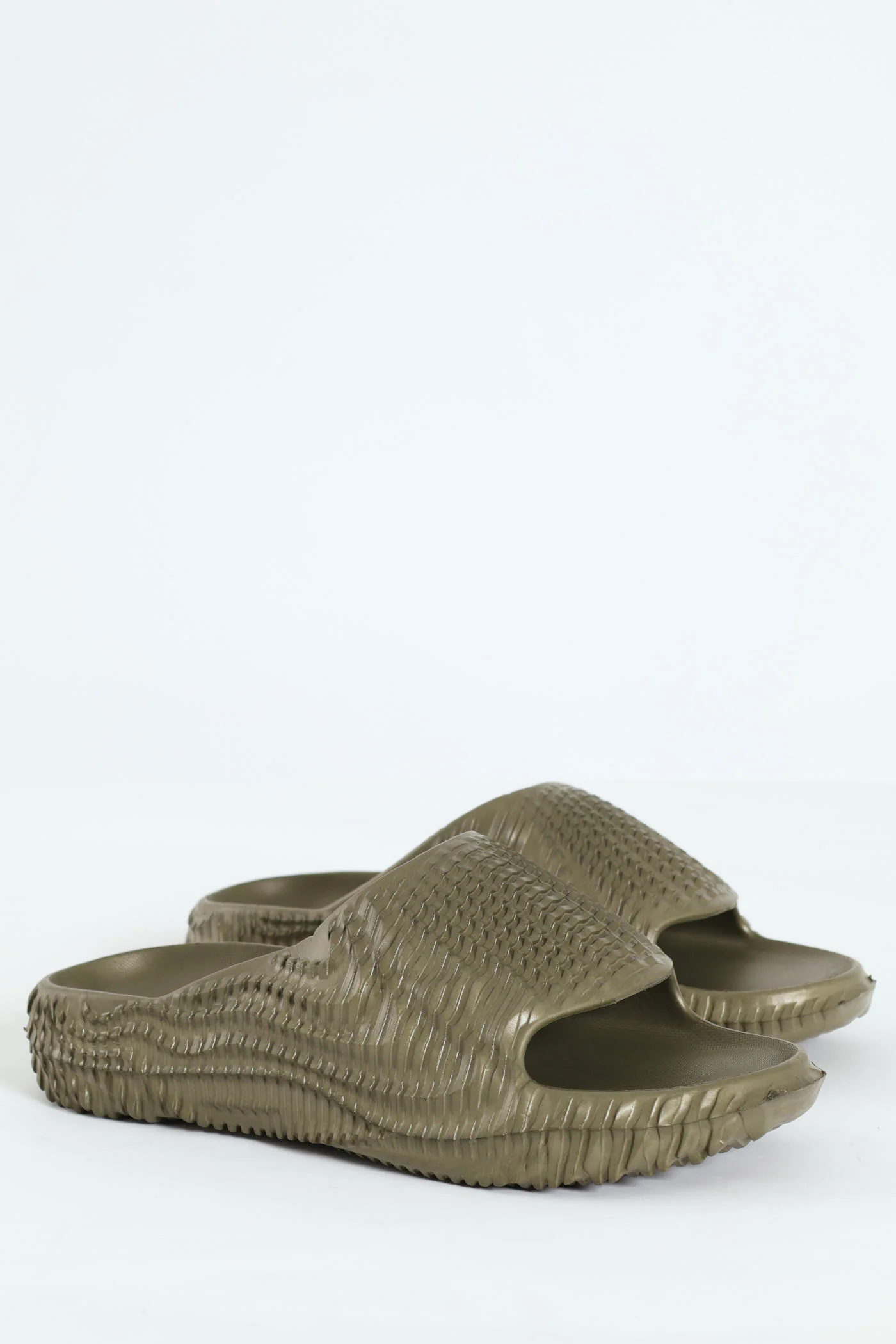 Full Textured 3D Slide - Olive - Image 3