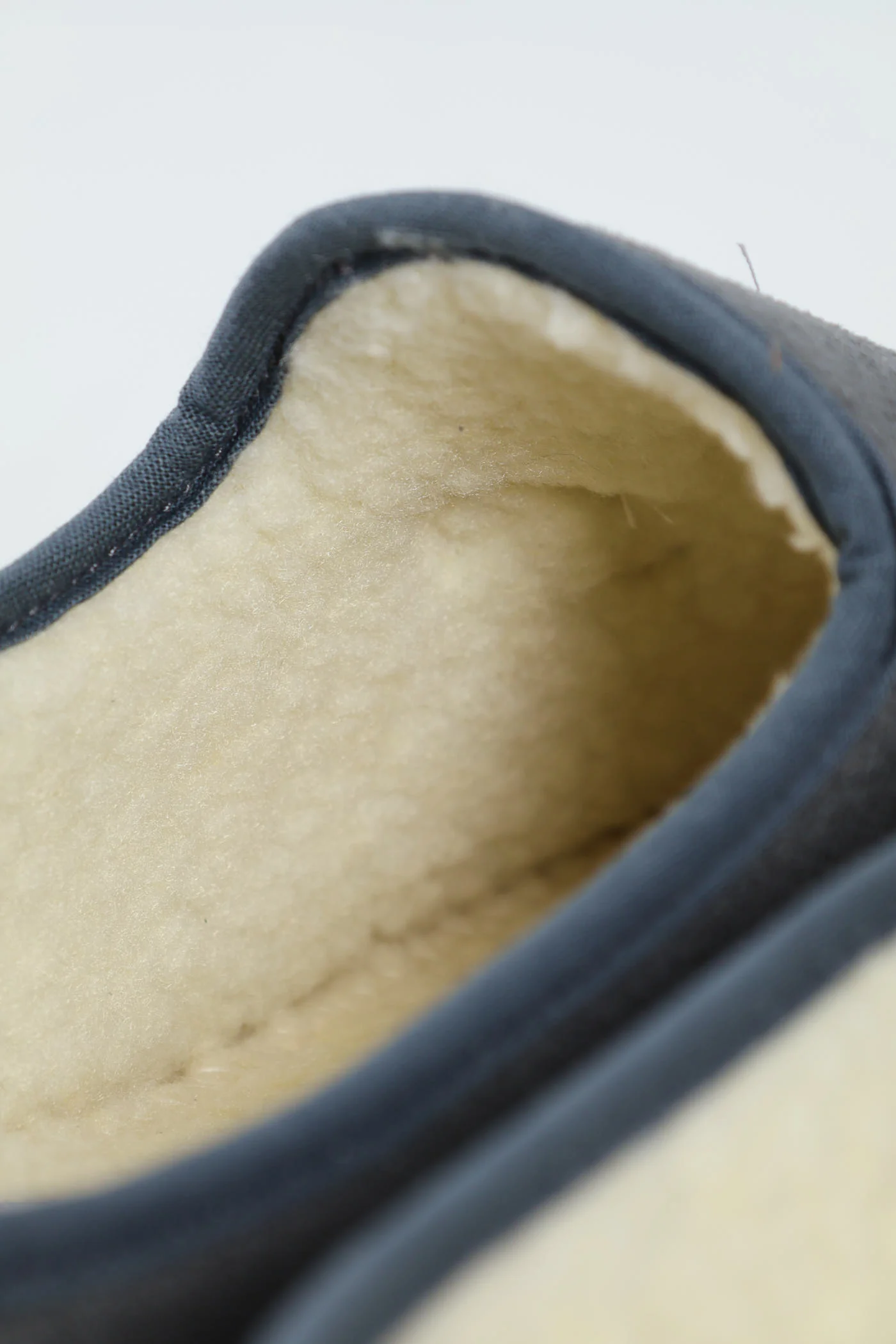 Fully Closed Embroidered Slipper - Dark Grey - Image 6