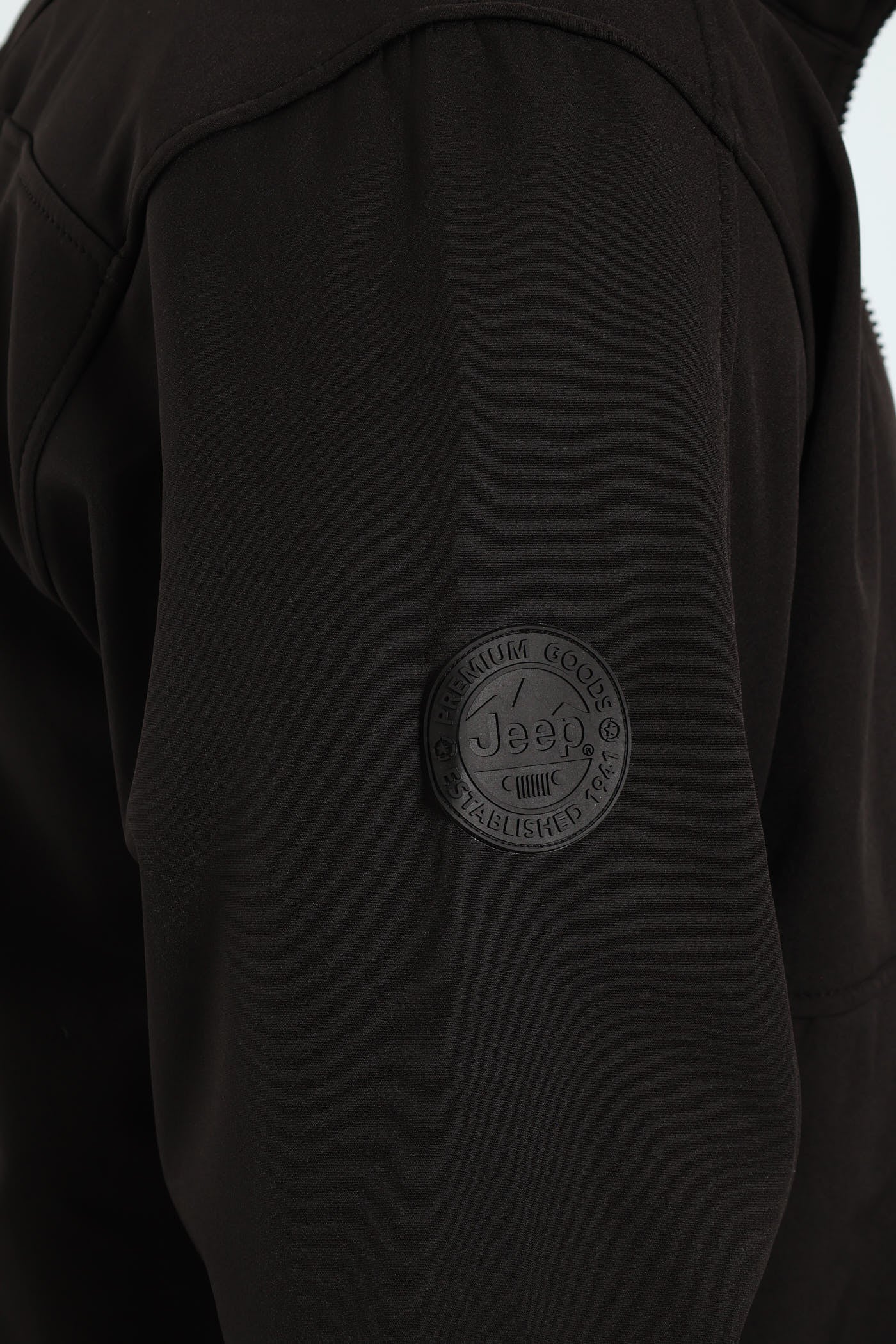Funnel Neck Softshell Jacket - Black - Image 7