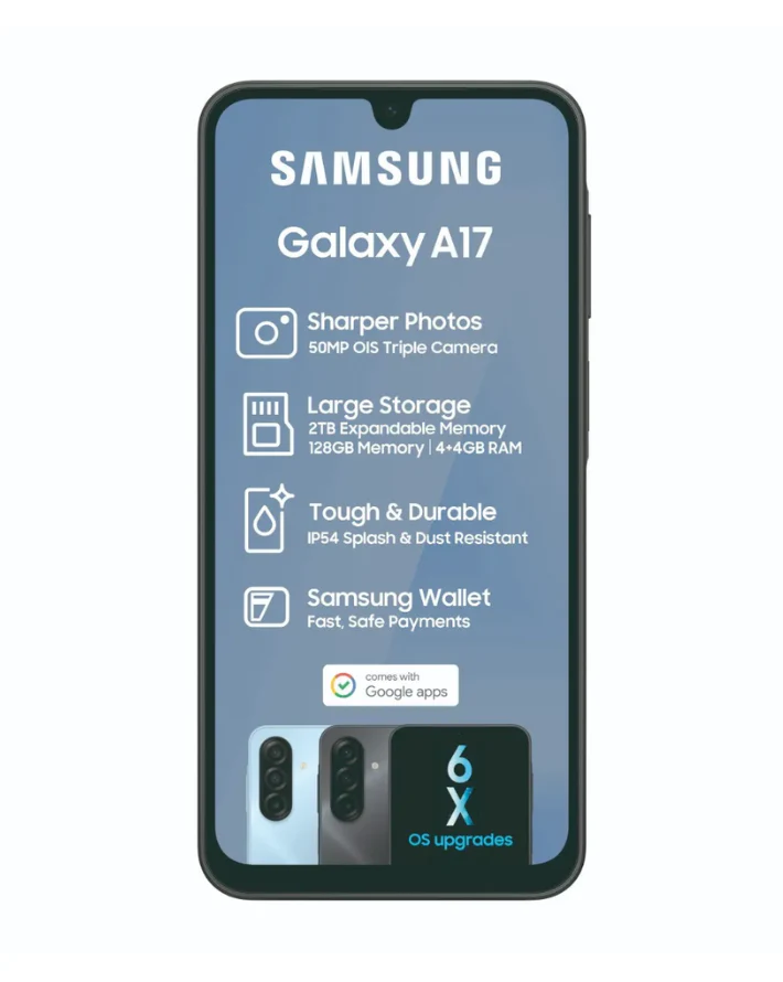 Galaxy A17 Dual Sim Cellphone - Black - Image 3