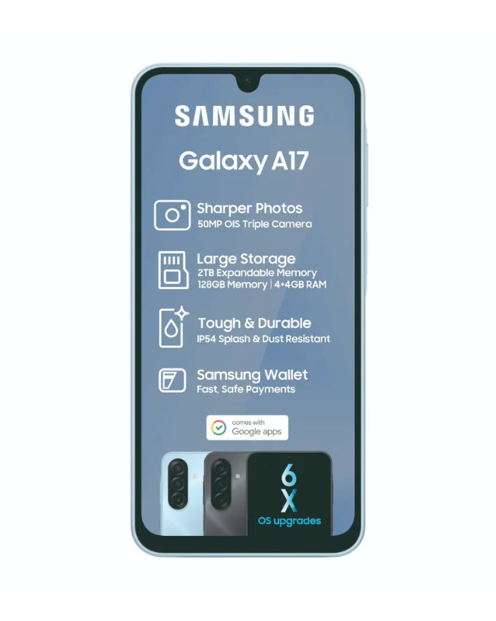 Galaxy A17 Dual Sim Cellphone - Blue - Image 2