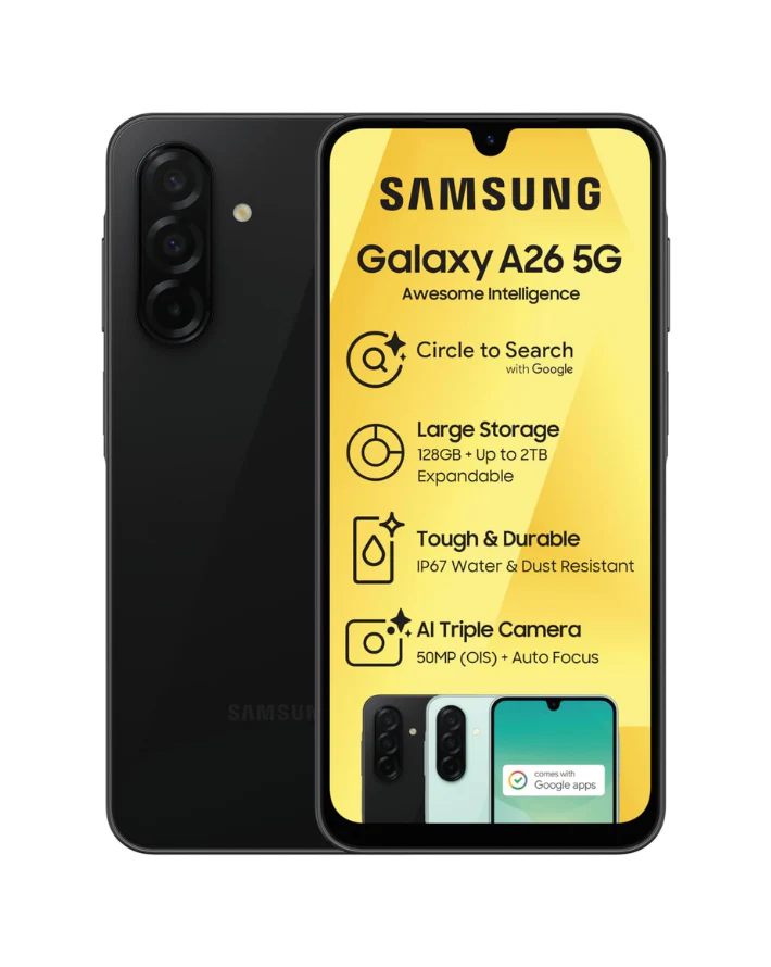 Galaxy A26 128GB Dual Sim Cellphone - Black