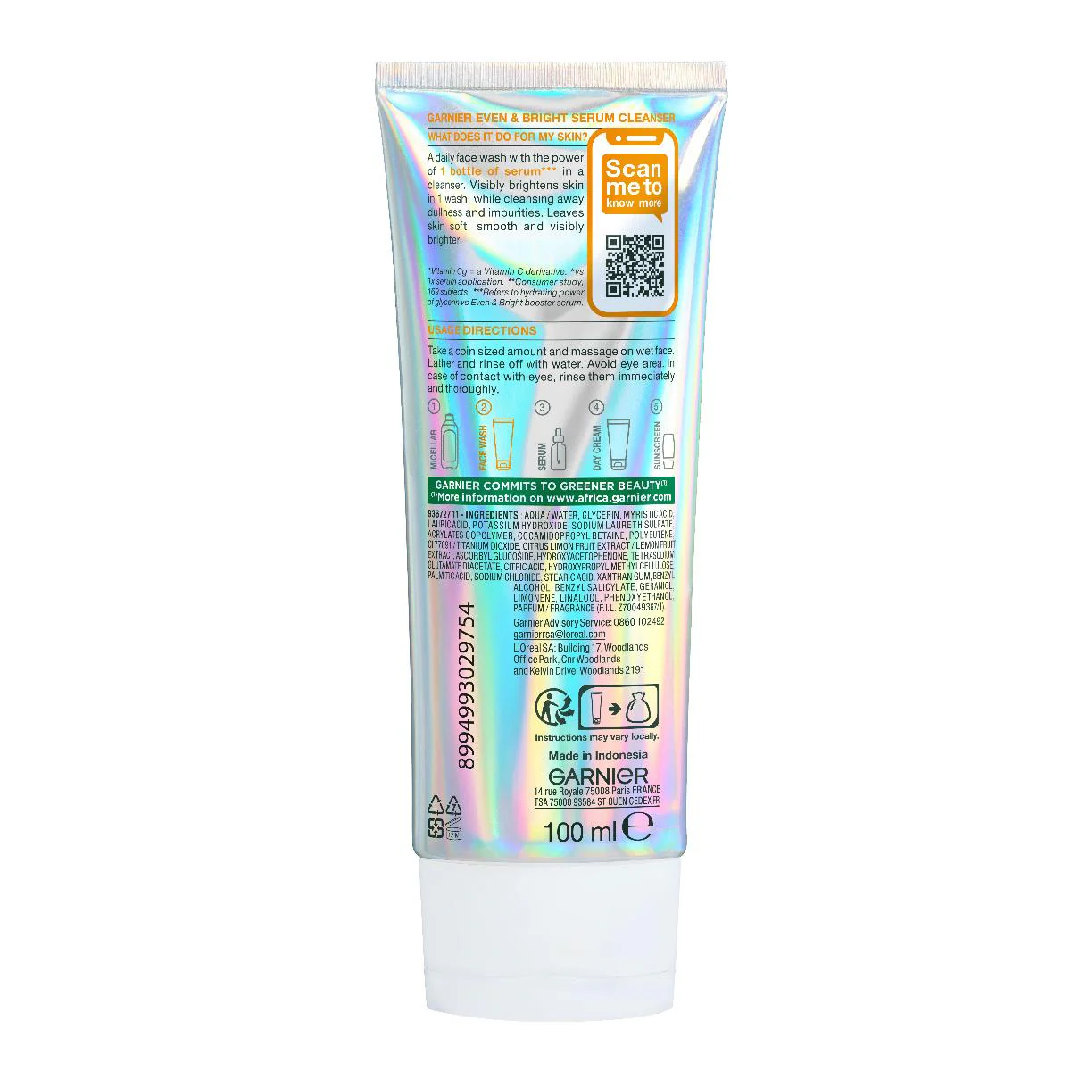 Vitamin C Even And Bright Serum Cleanser - Image 2